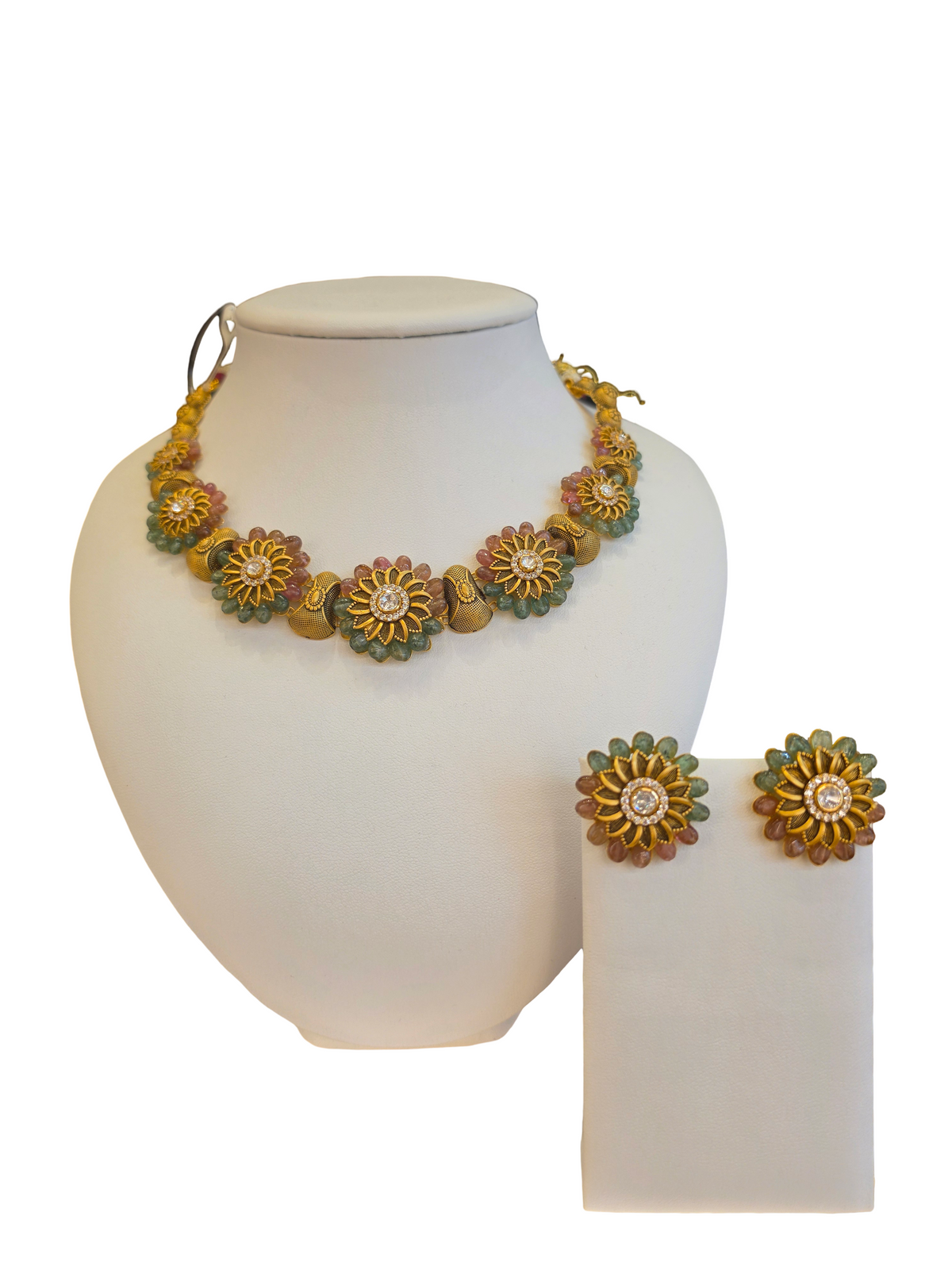 22K Gold Designer Antique Bridal Set