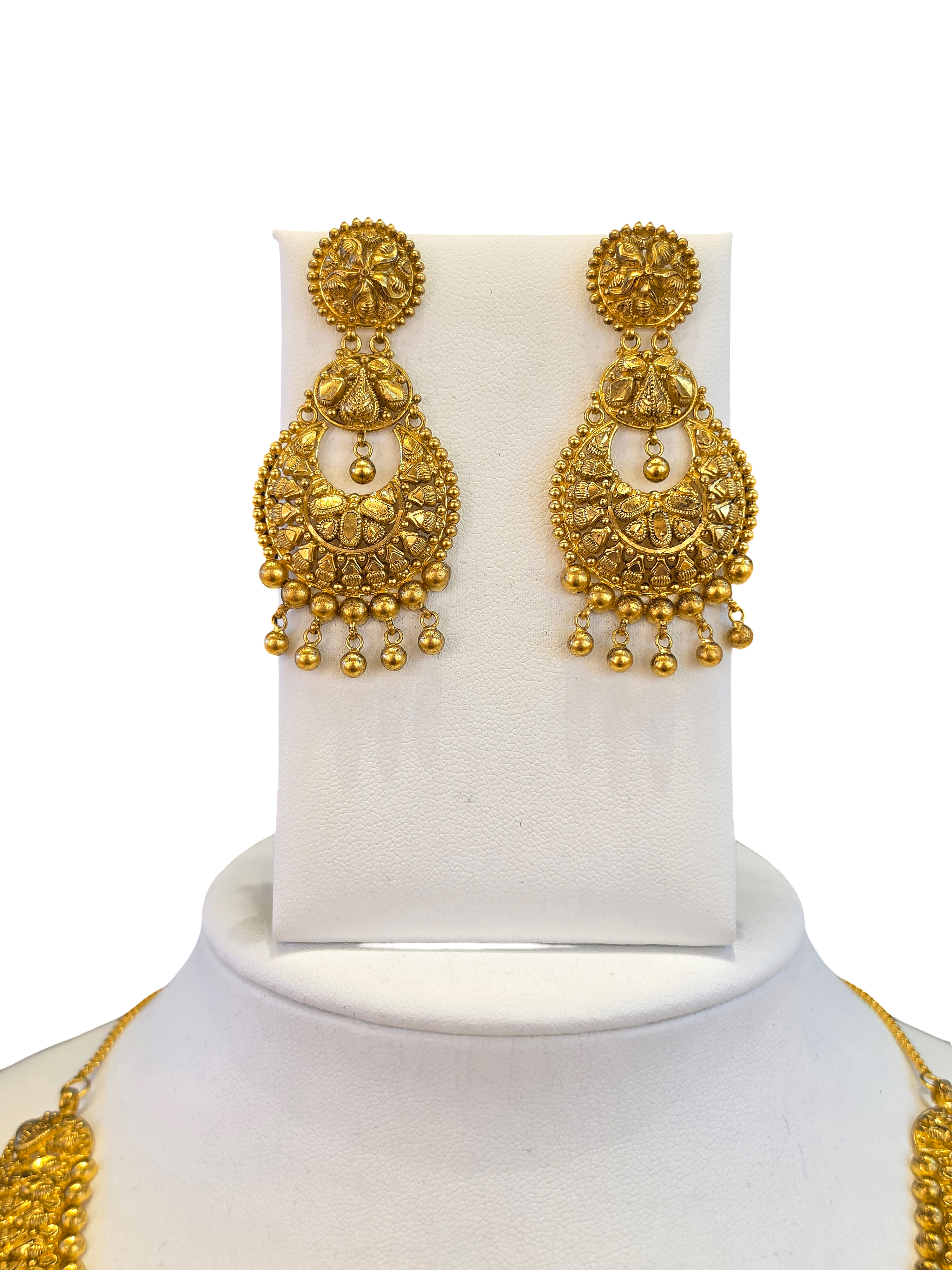 22K Gold Designer Antique Bridal Set