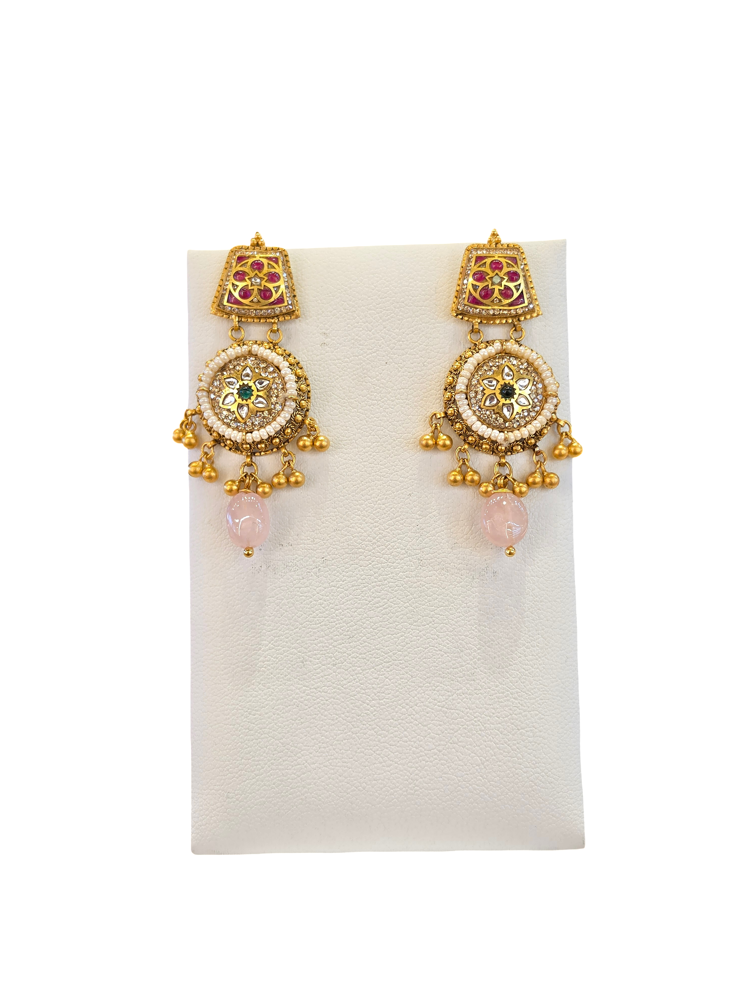 22K Gold Designer Antique Bridal Set