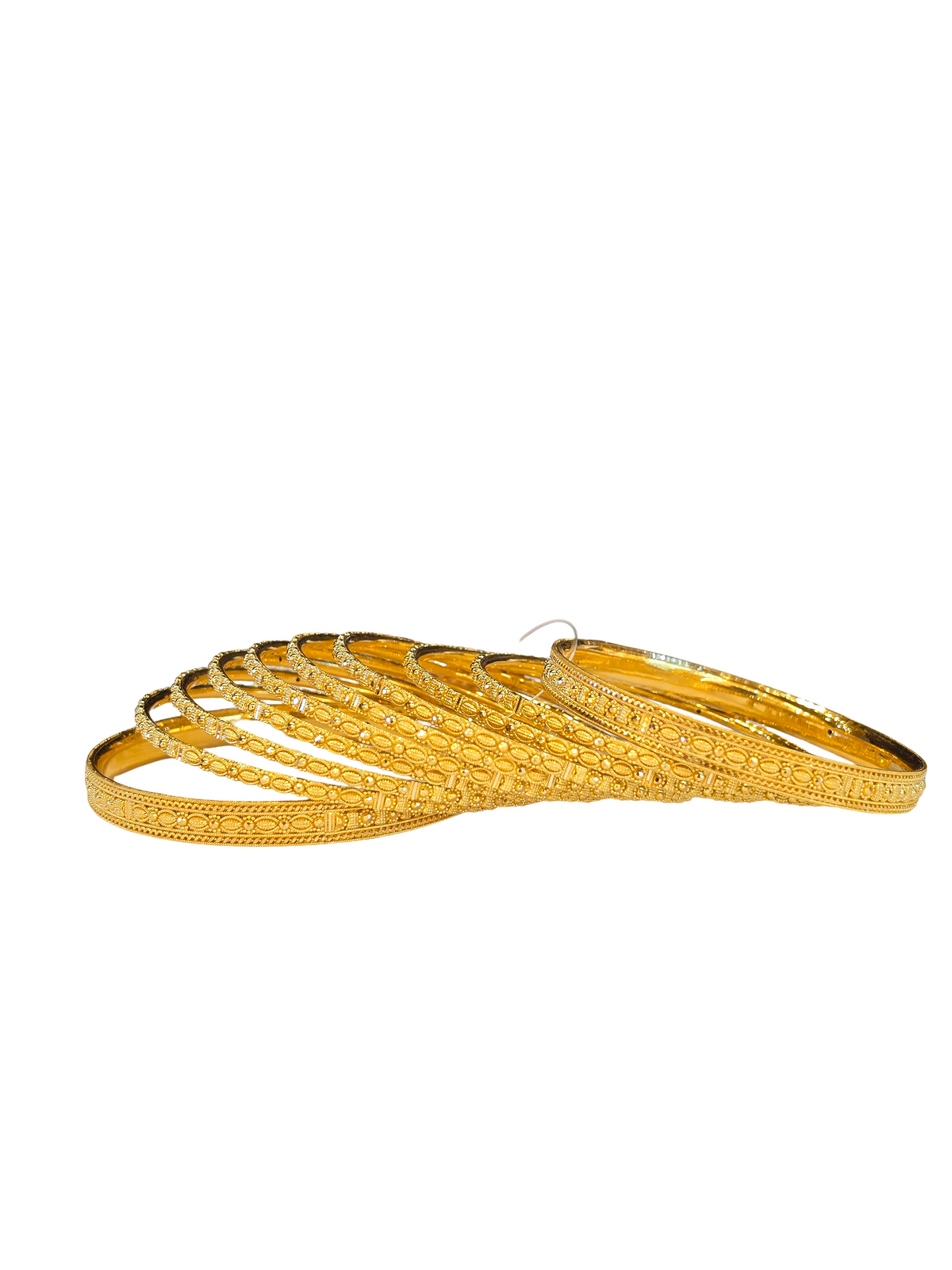 22K Gold Designer 10 Pieces Set Of Bangles