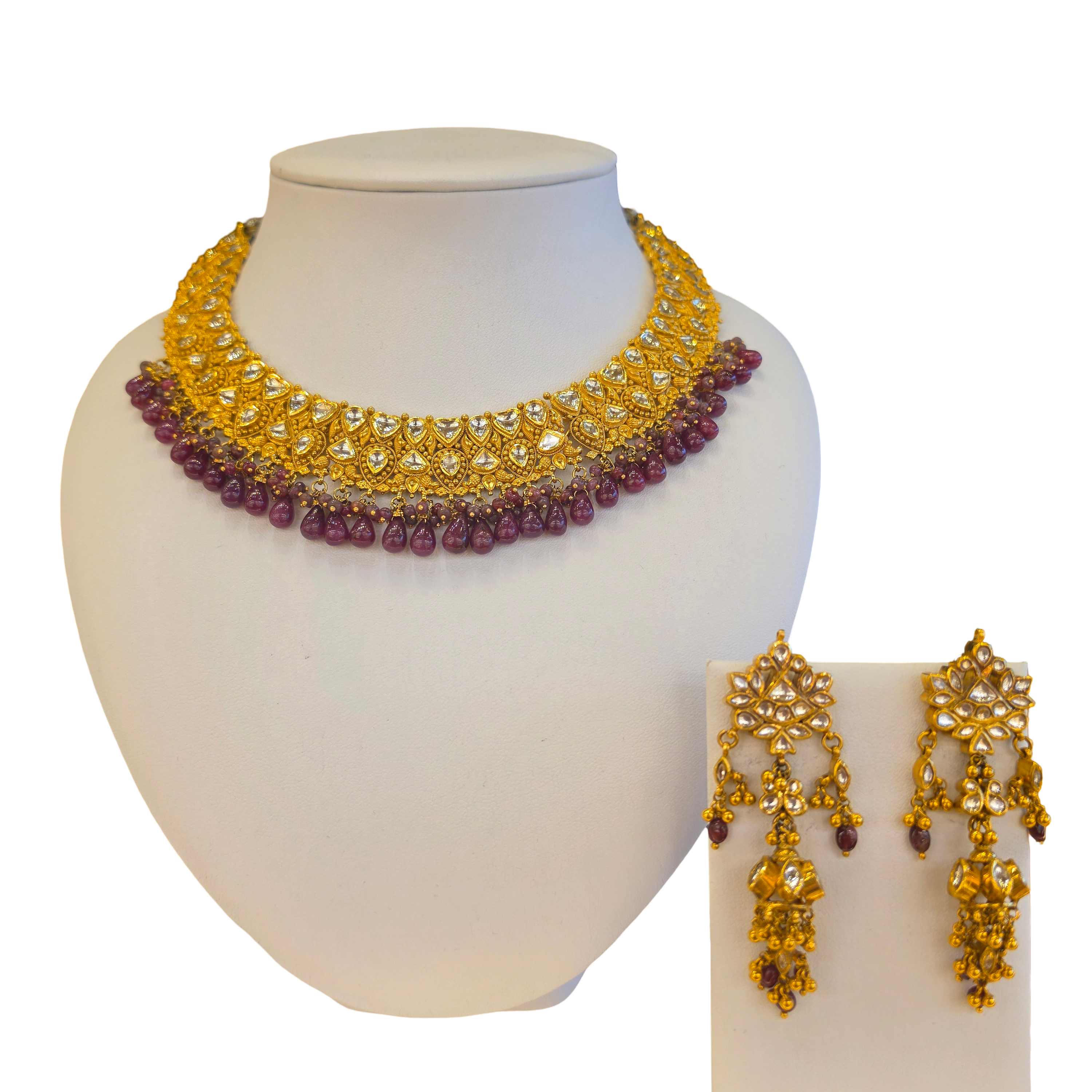 22K Gold Antique Designer Bridal Set
