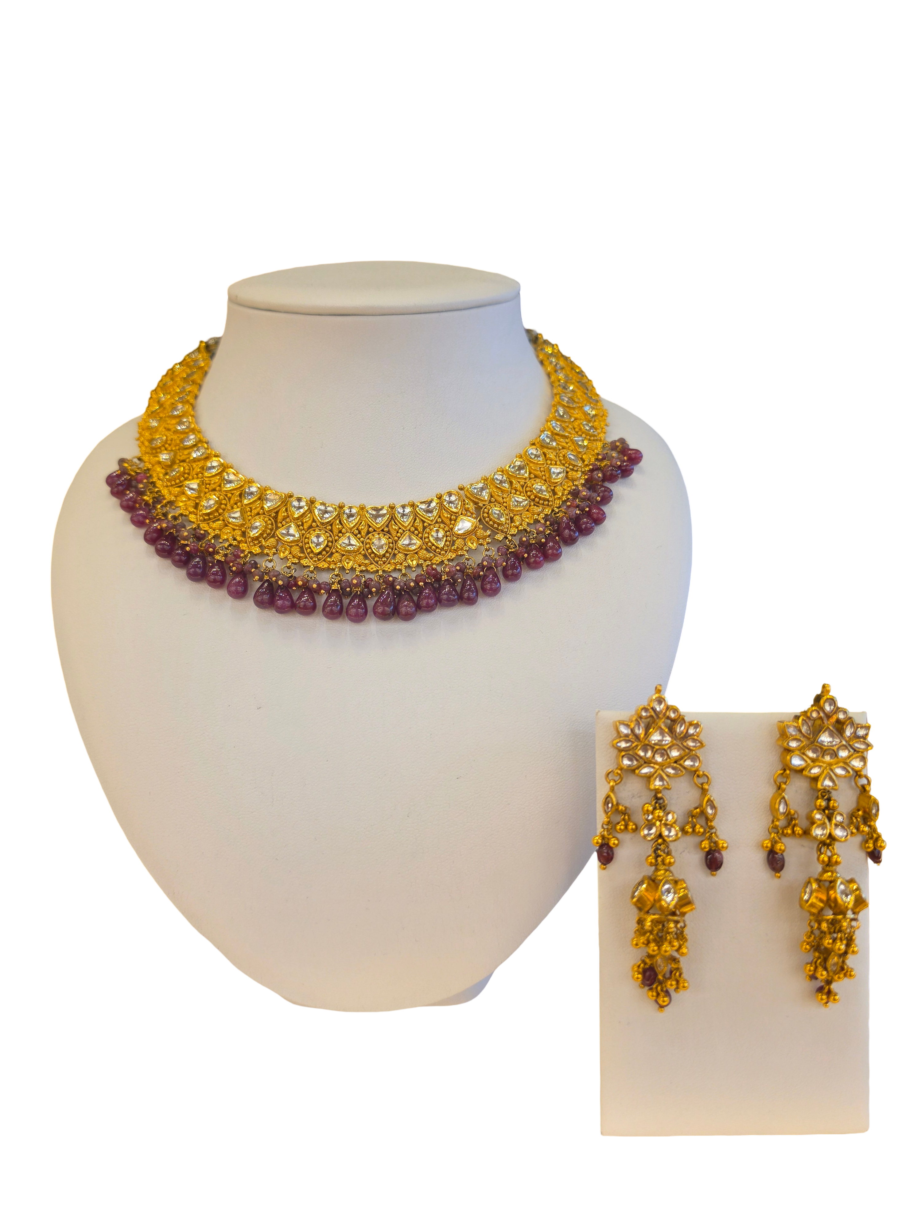 22K Gold Antique Designer Bridal Set