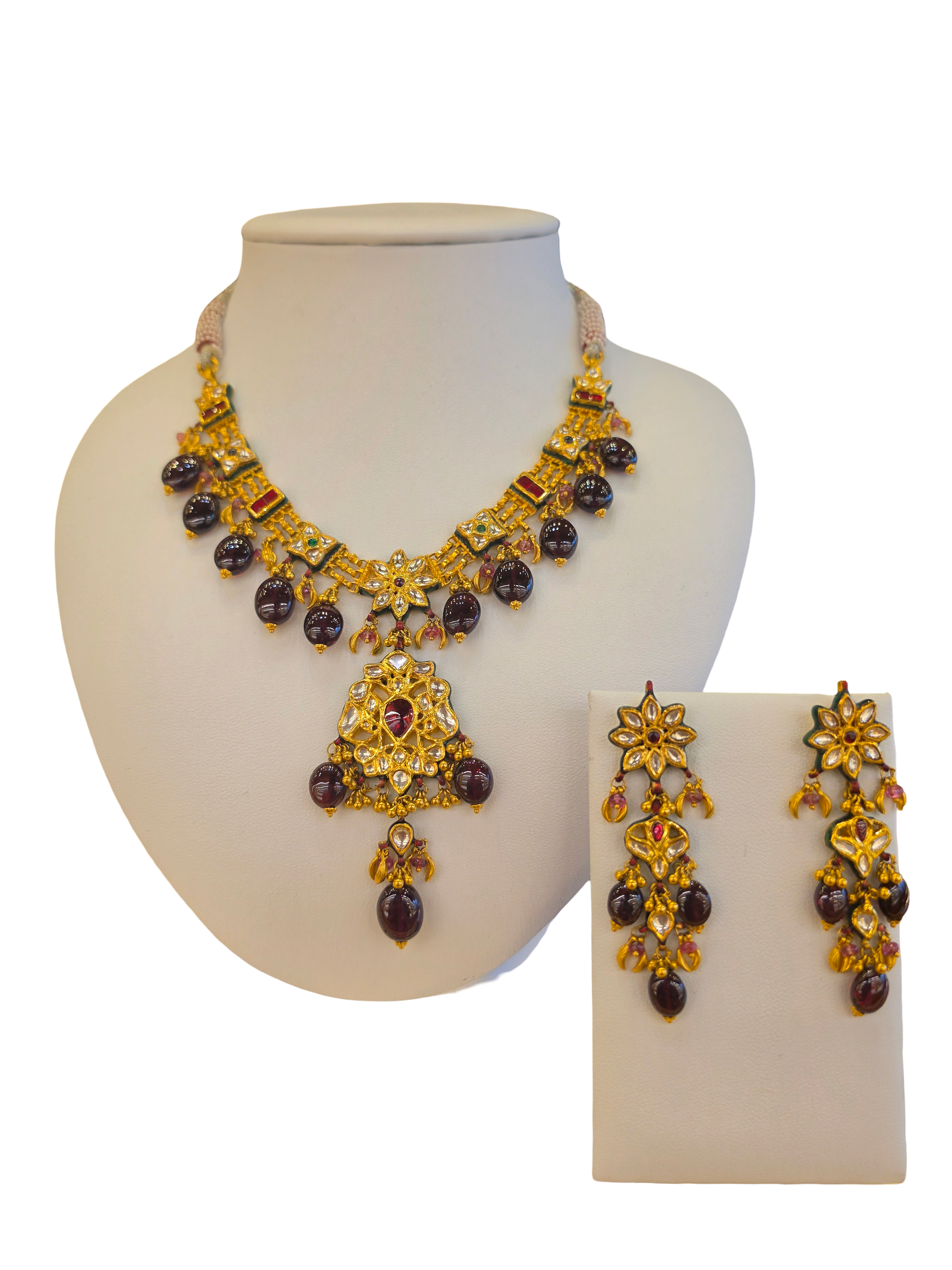 22K Gold Antique Designer Bridal Set