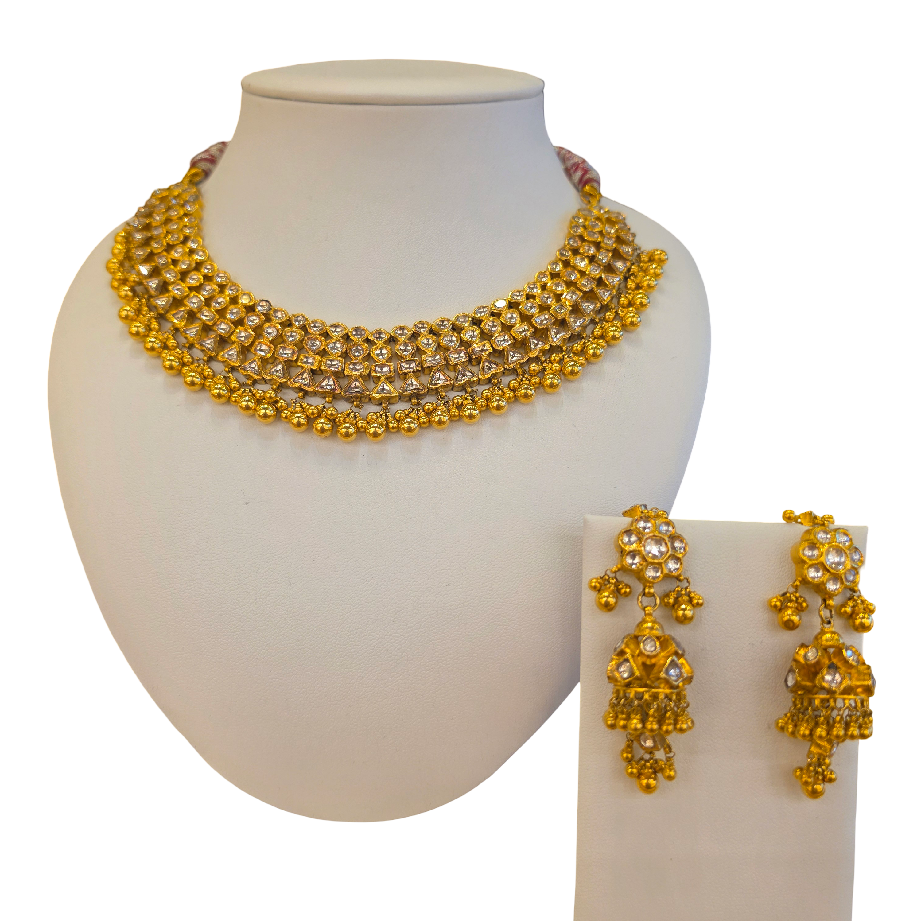 22K Gold Antique Designer Bridal Set