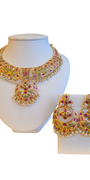 22K Gold Jadau Designer Bridal Set