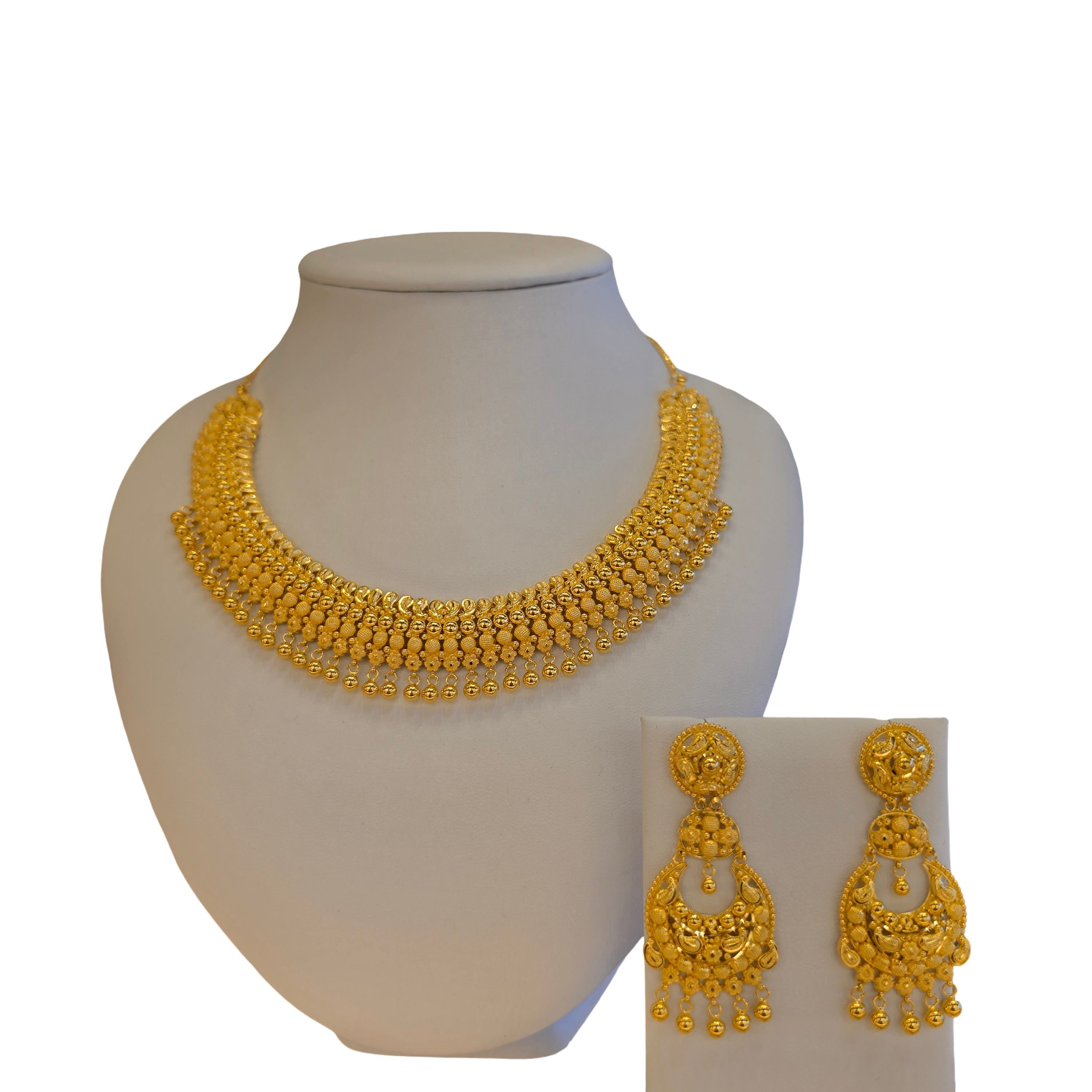 22K Gold Designer Bridal Set
