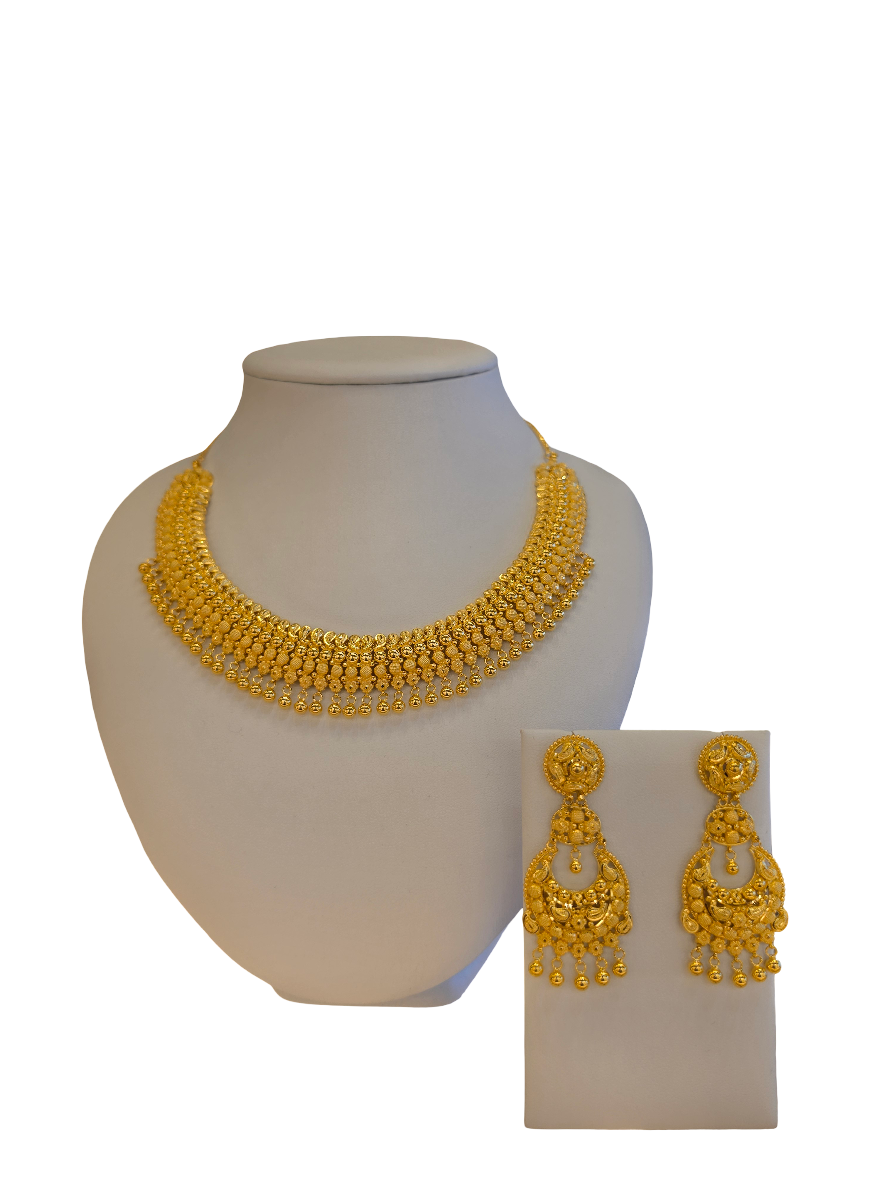 22K Gold Designer Bridal Set