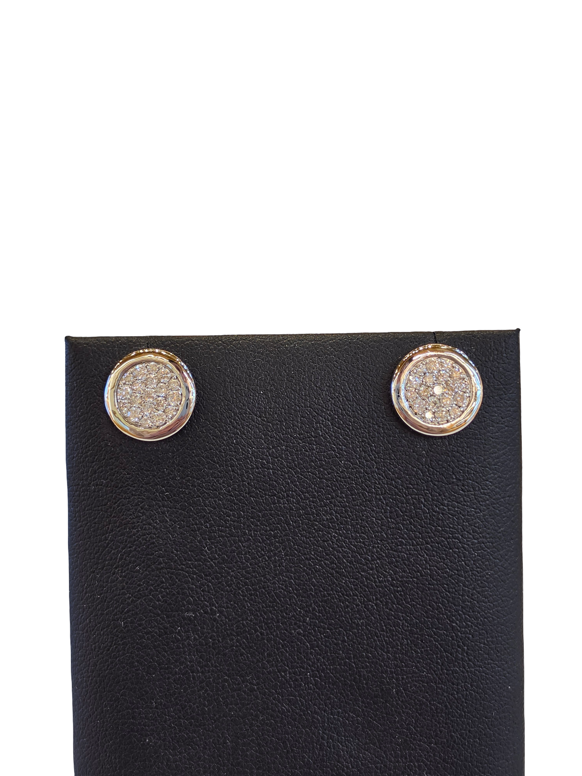 14K Gold Natural Diamond Earrings