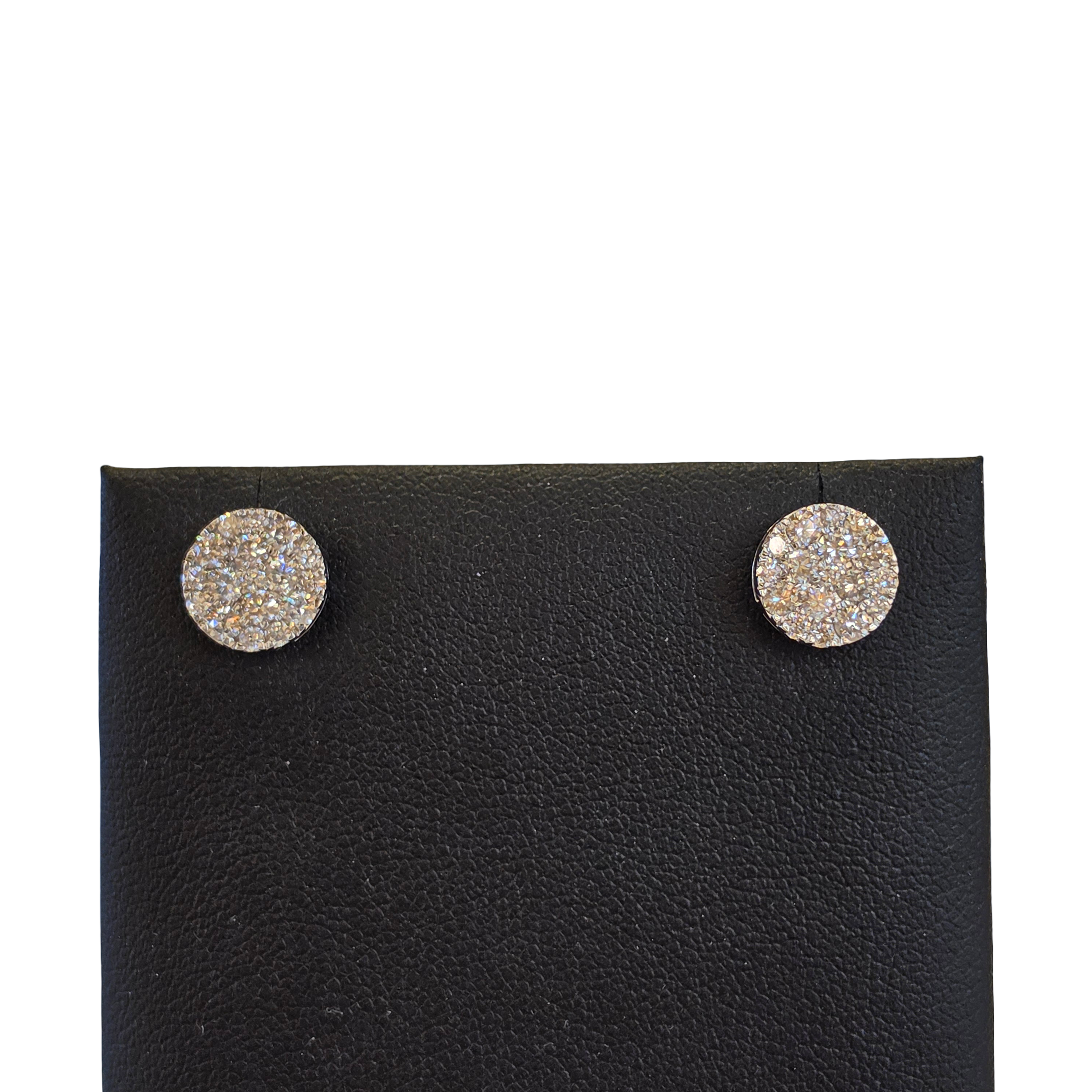 14K Gold Natural Diamond Earrings