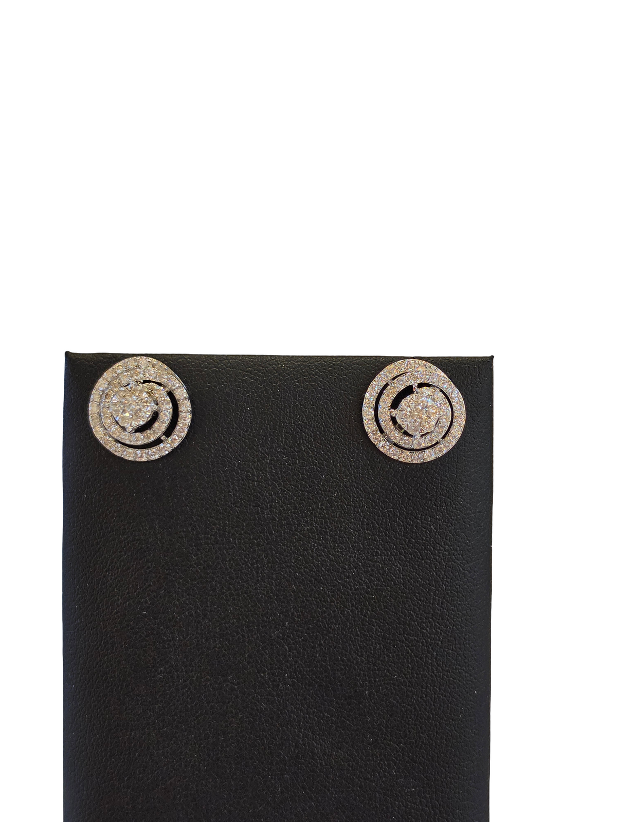 14K Gold Natural Diamond Earrings