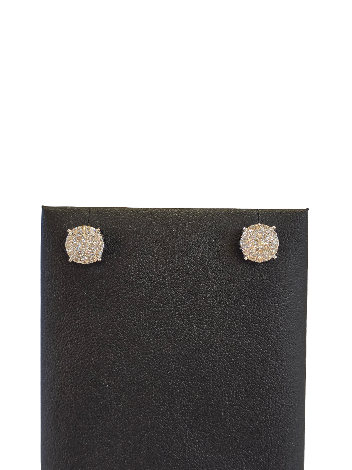 14K Gold Natural Diamond Earrings