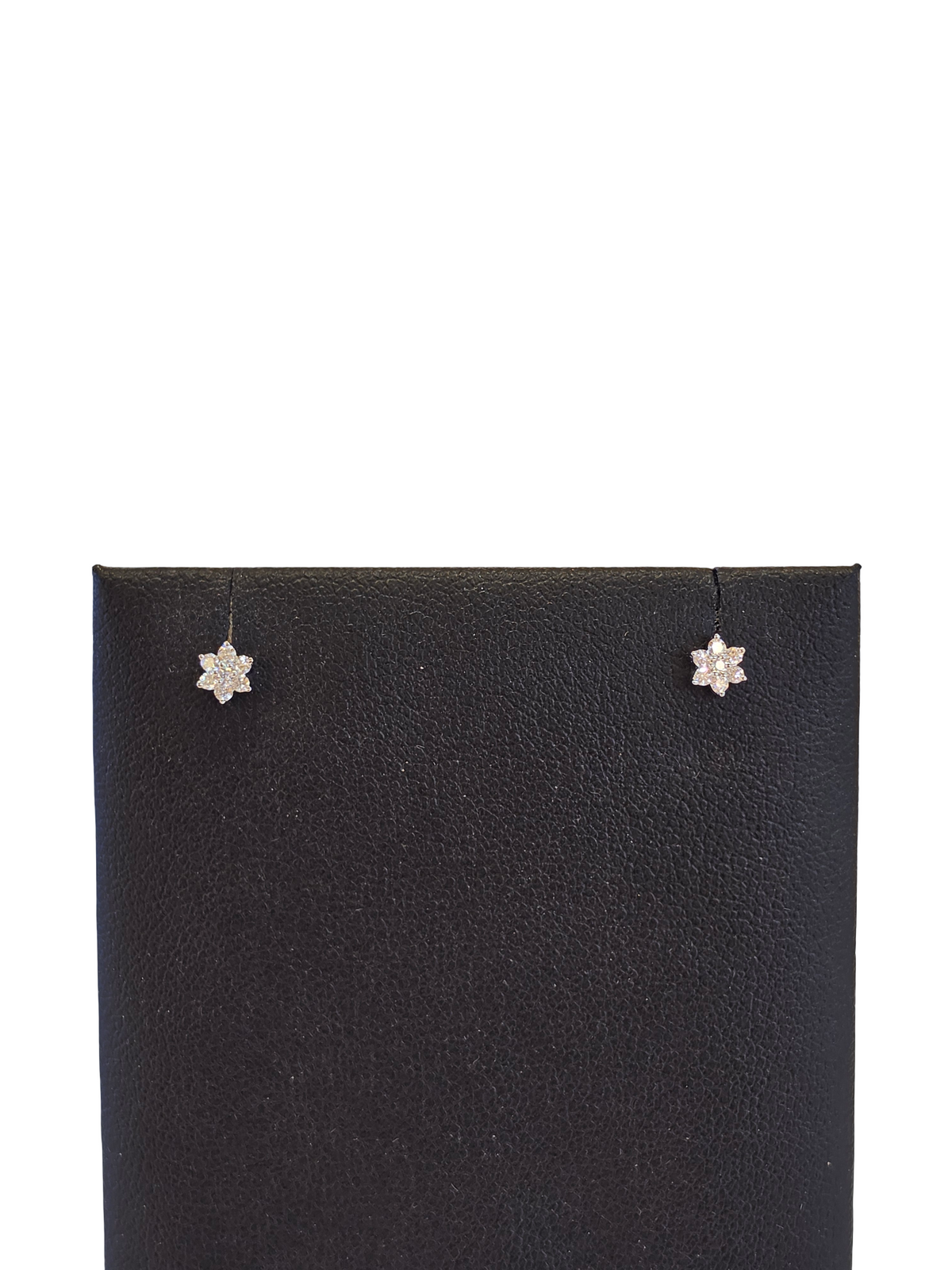 18K Gold Natural Diamond Earrings