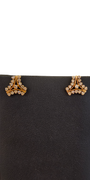 18K Gold Natural Diamond Earrings