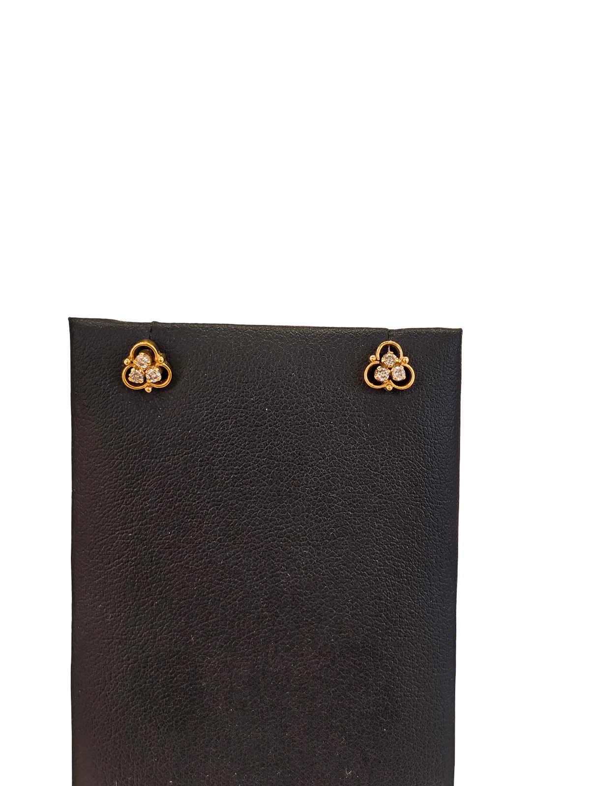 18K Gold Natural Diamond Earrings