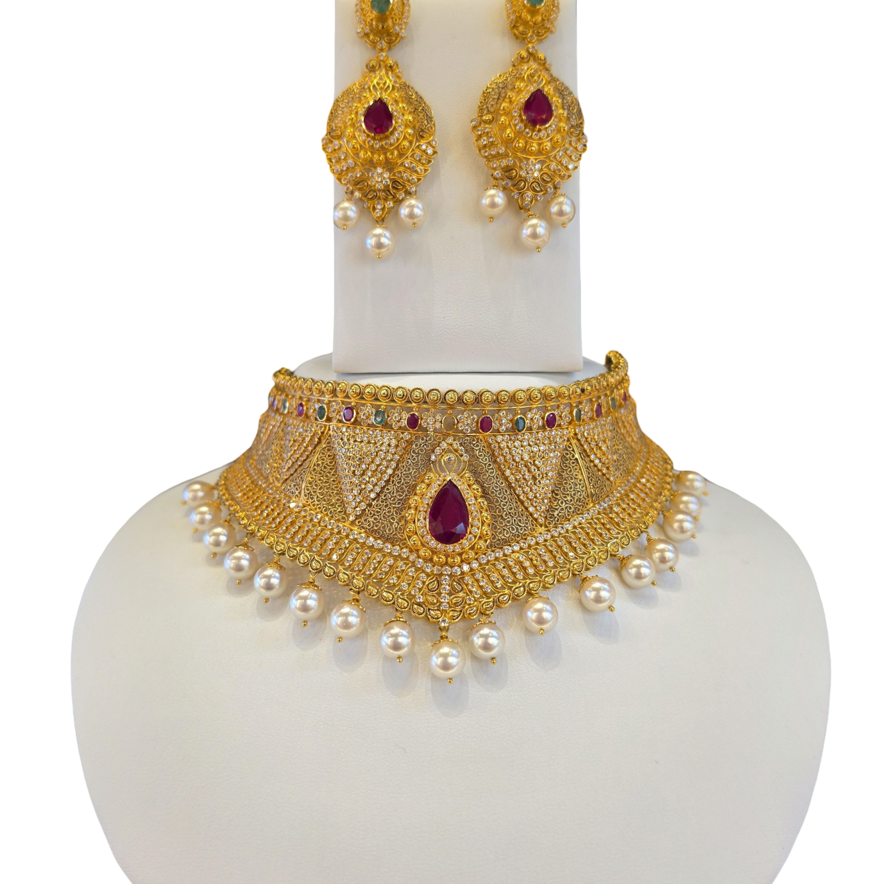 22K Gold Designer Bridal Set