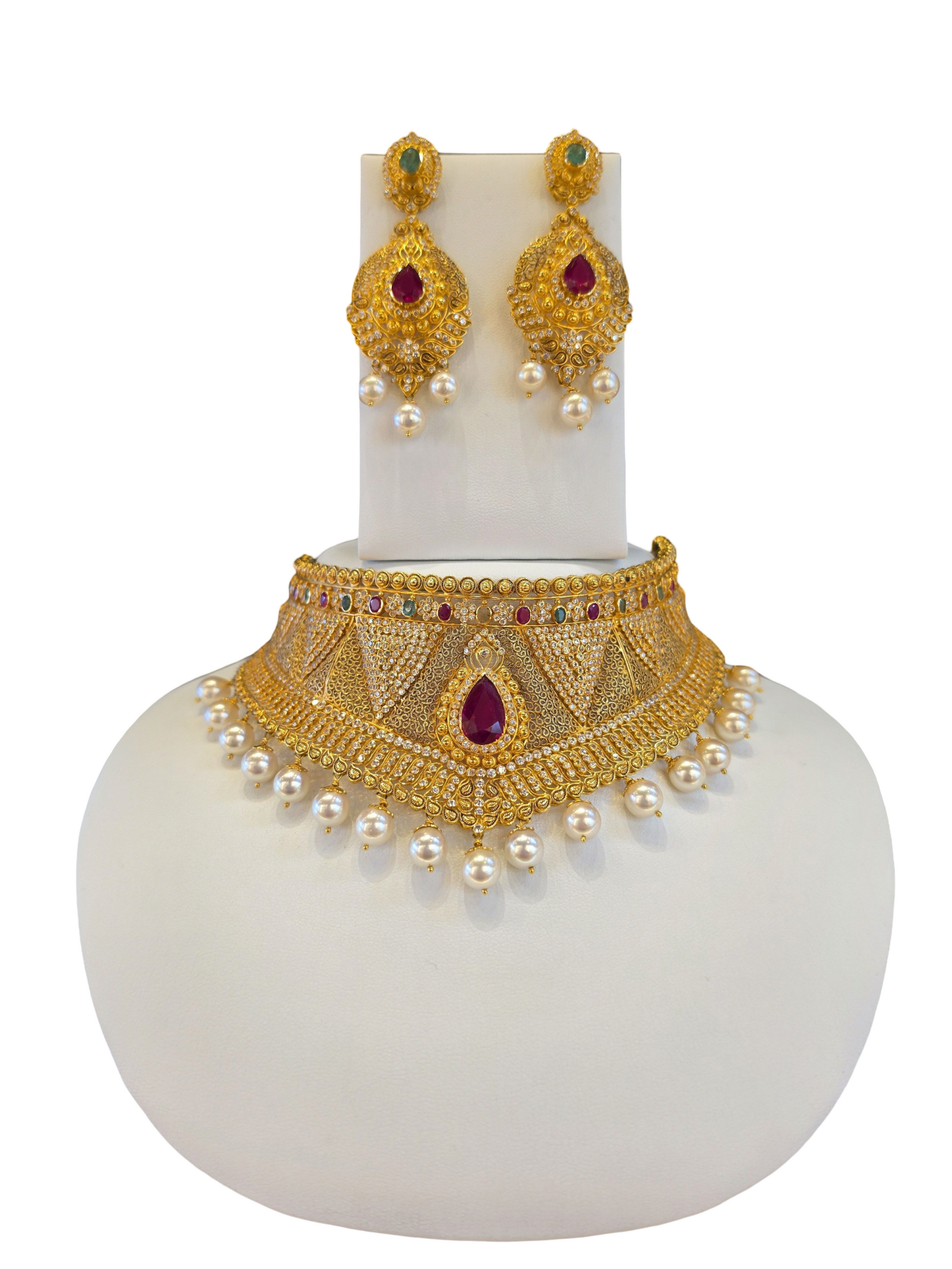 22K Gold Designer Bridal Set