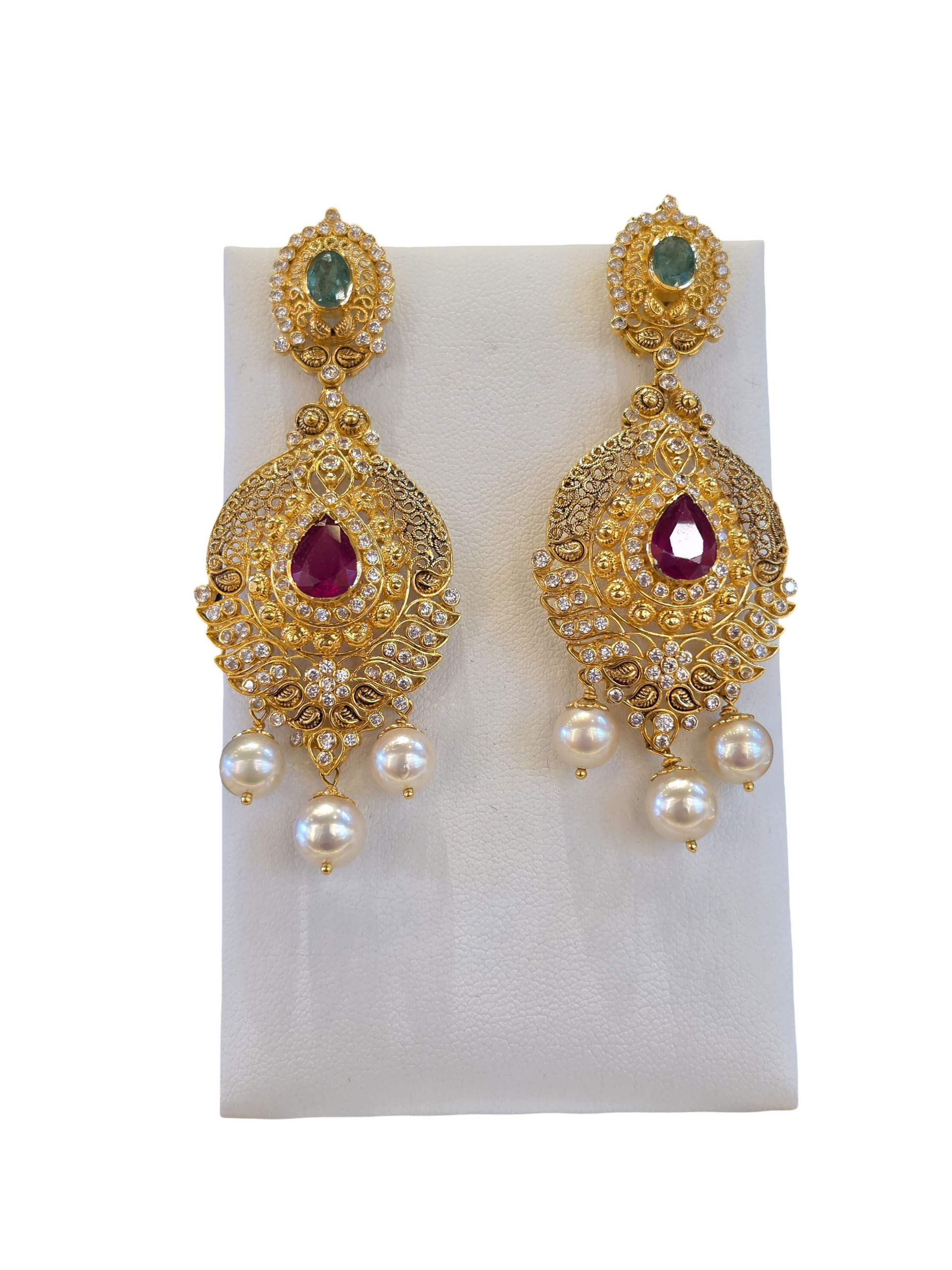 22K Gold Designer Bridal Set