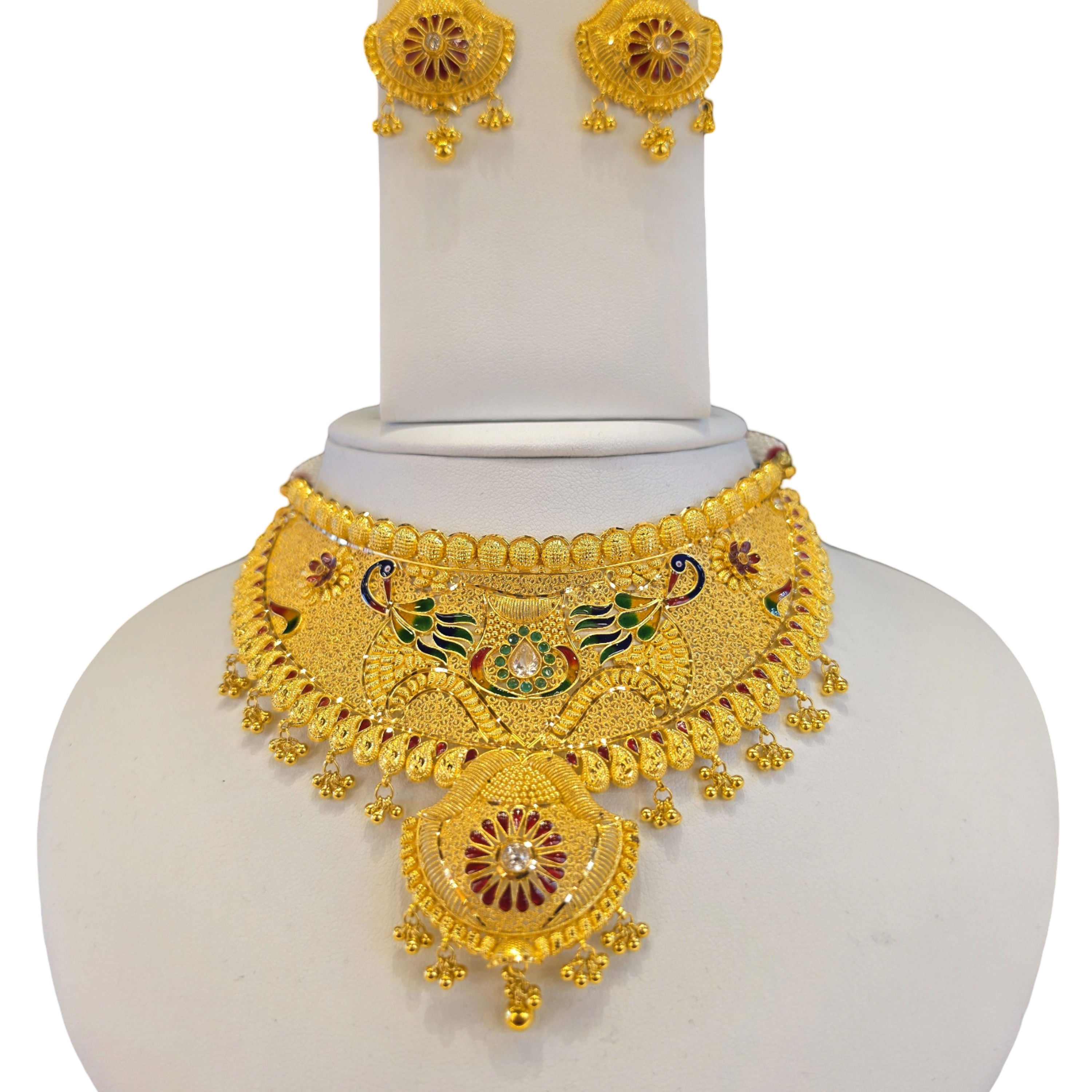 22K Gold Designer Bridal Set