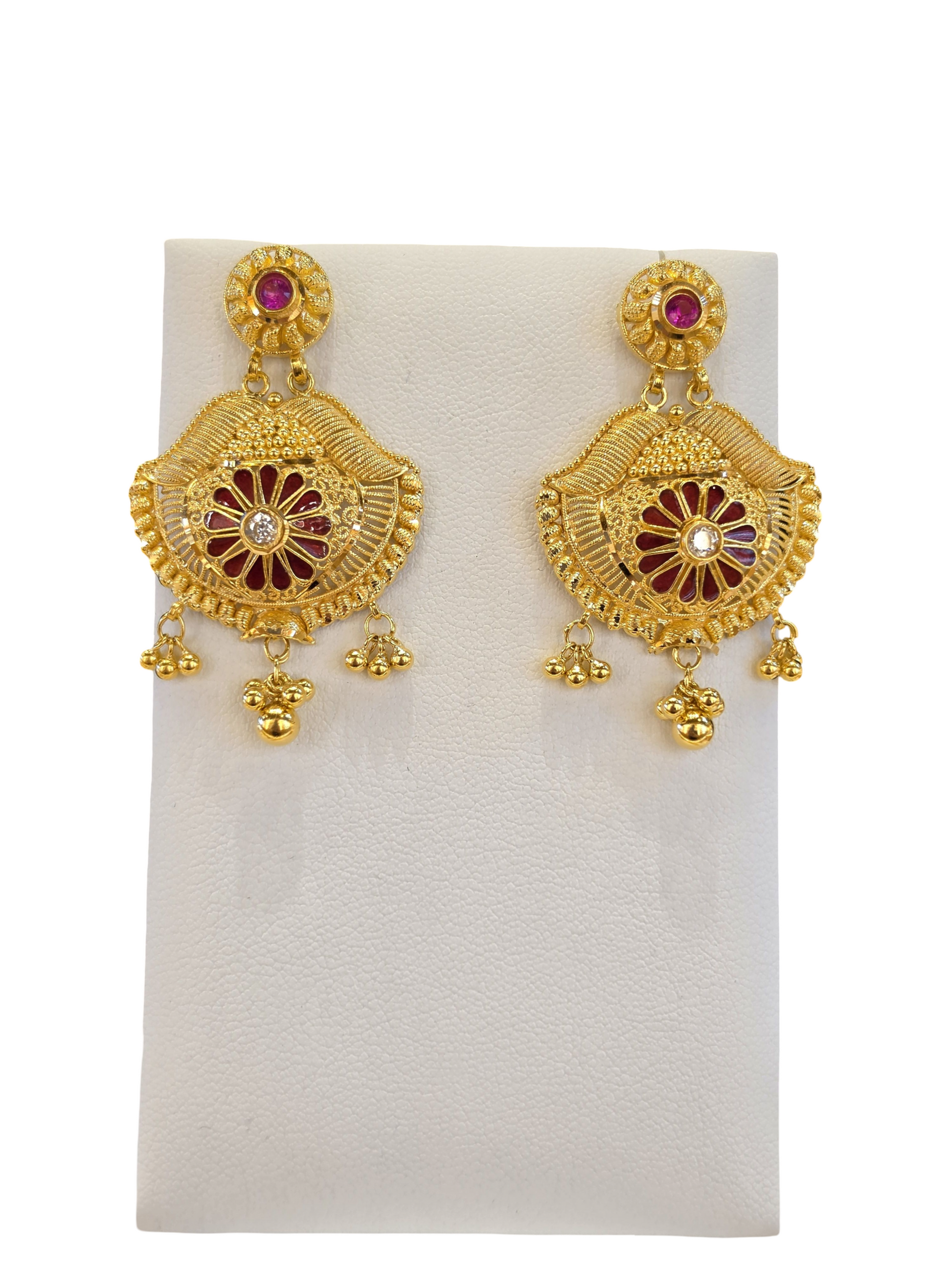 22K Gold Designer Bridal Set
