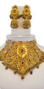 22K Gold Designer Antique Bridal Set