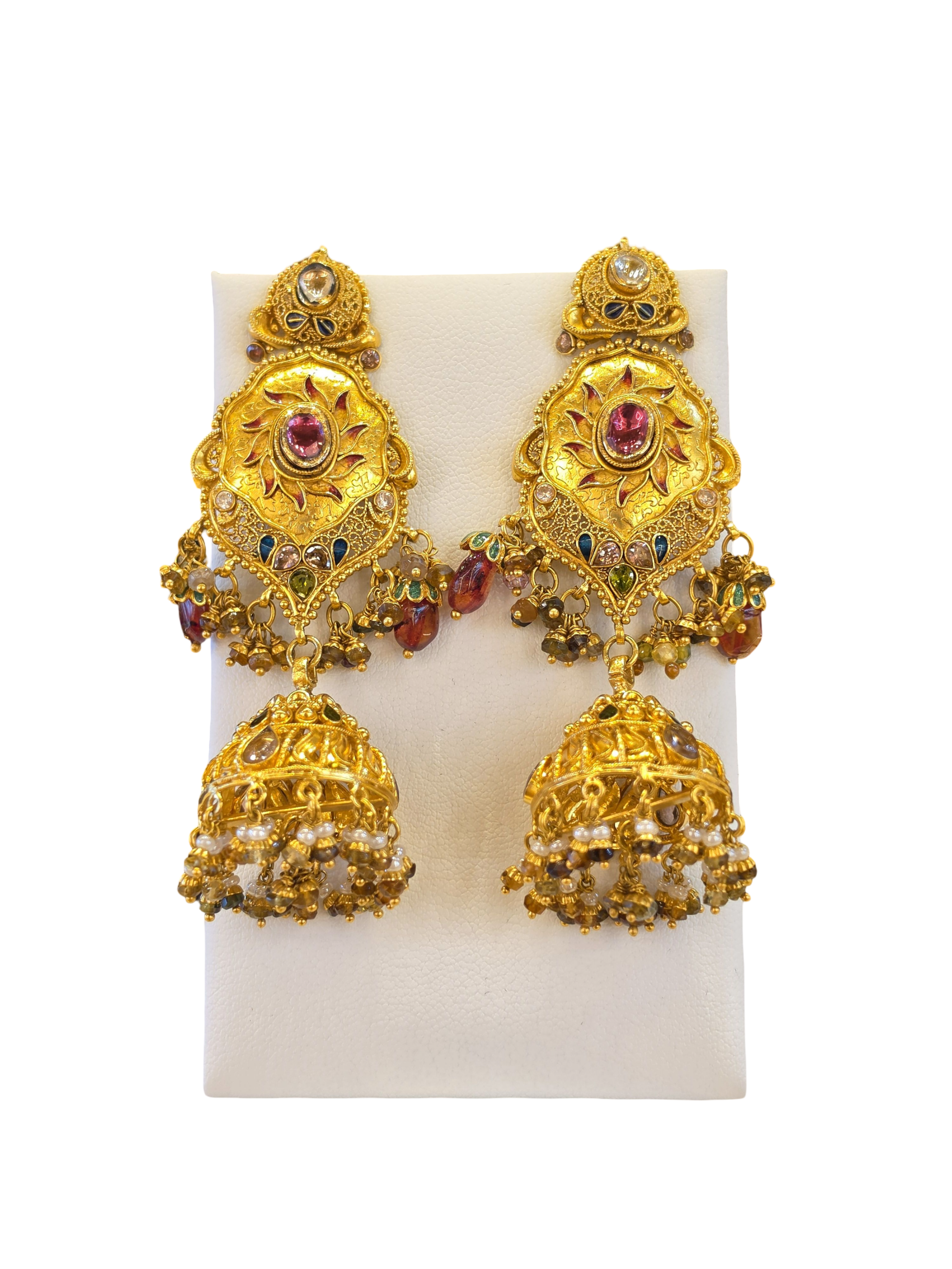 22K Gold Designer Antique Bridal Set