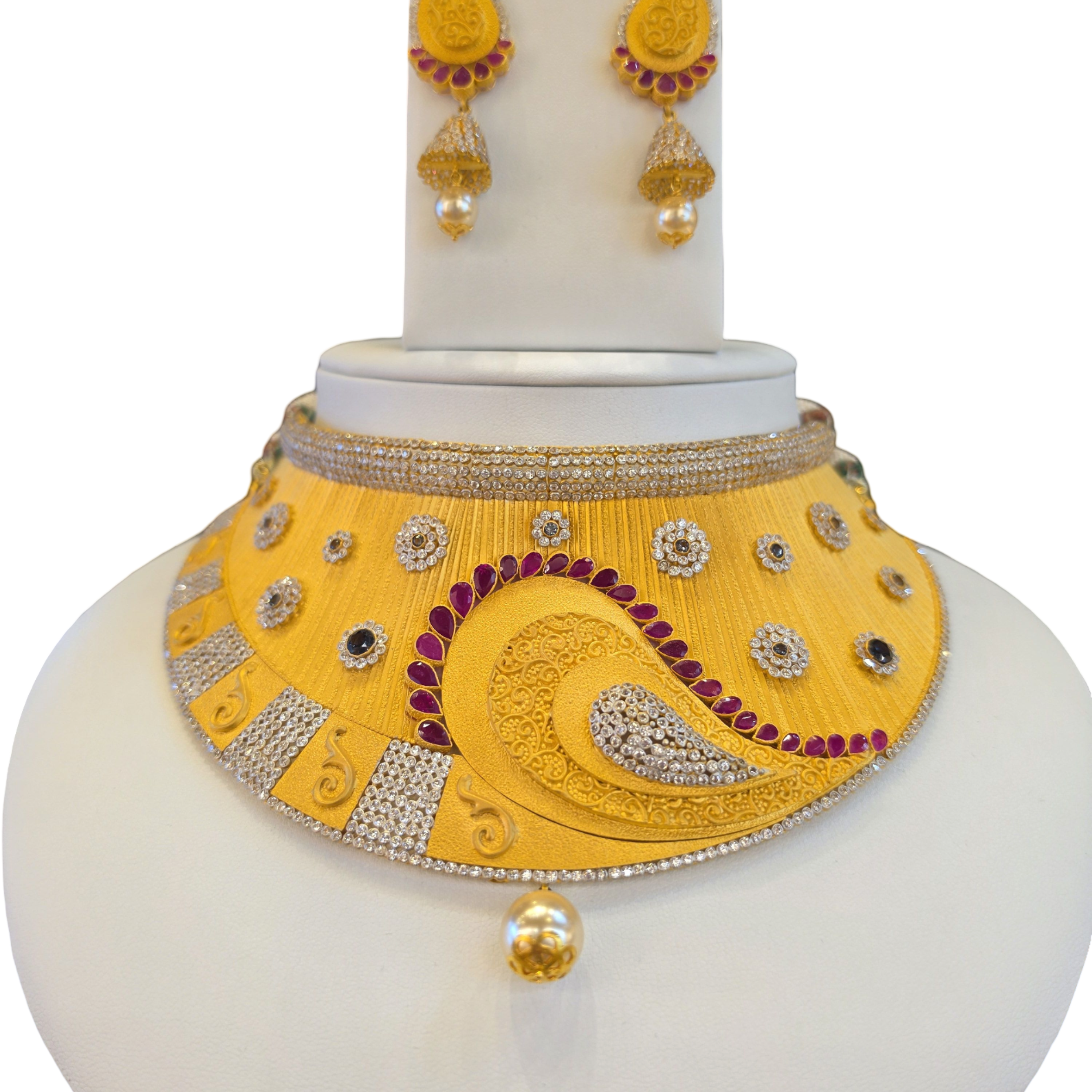 22K Gold Designer Bridal Set