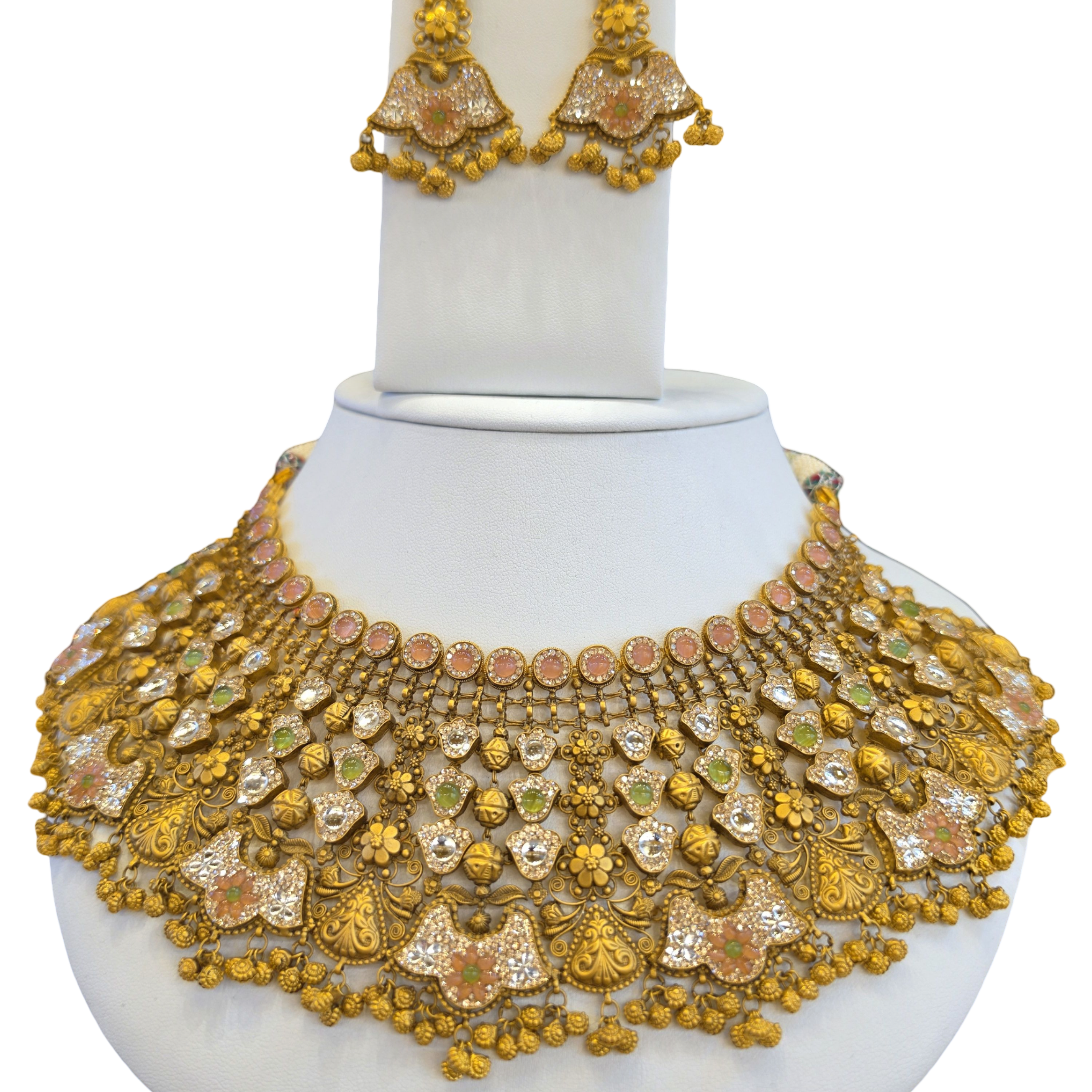 22K Gold Designer Antique Bridal Set