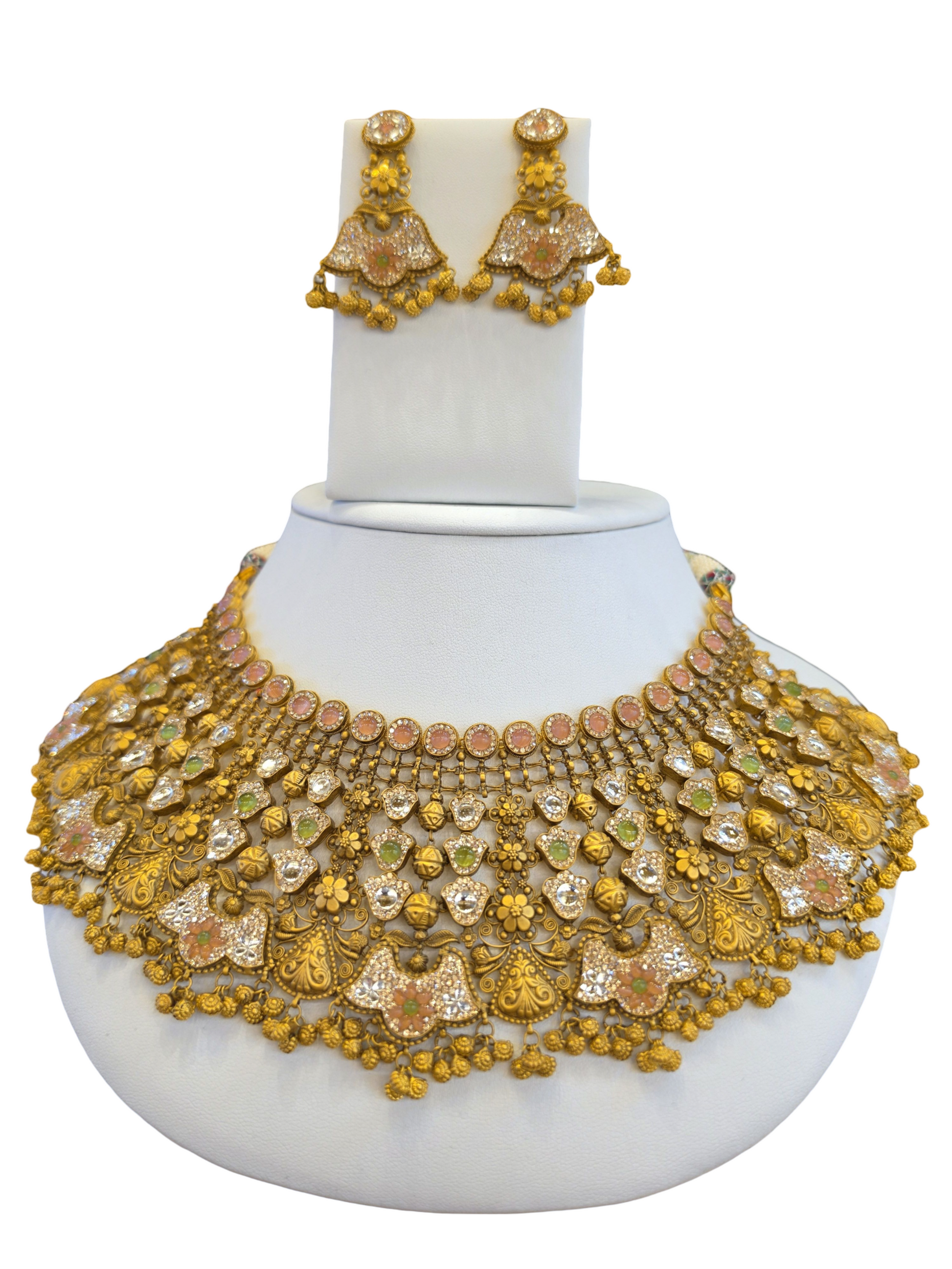 22K Gold Designer Antique Bridal Set