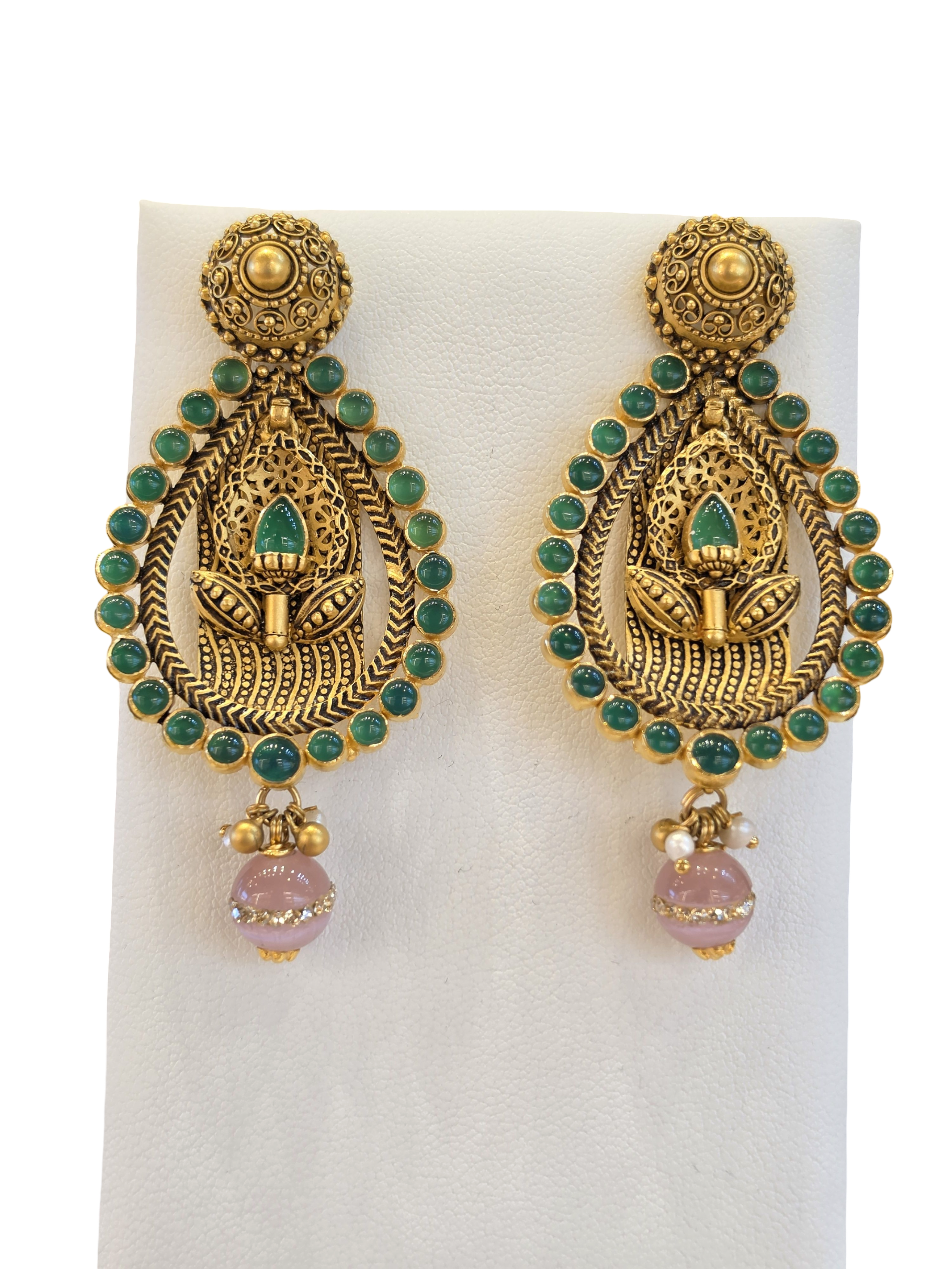 22K Gold Designer Antique Bridal Set