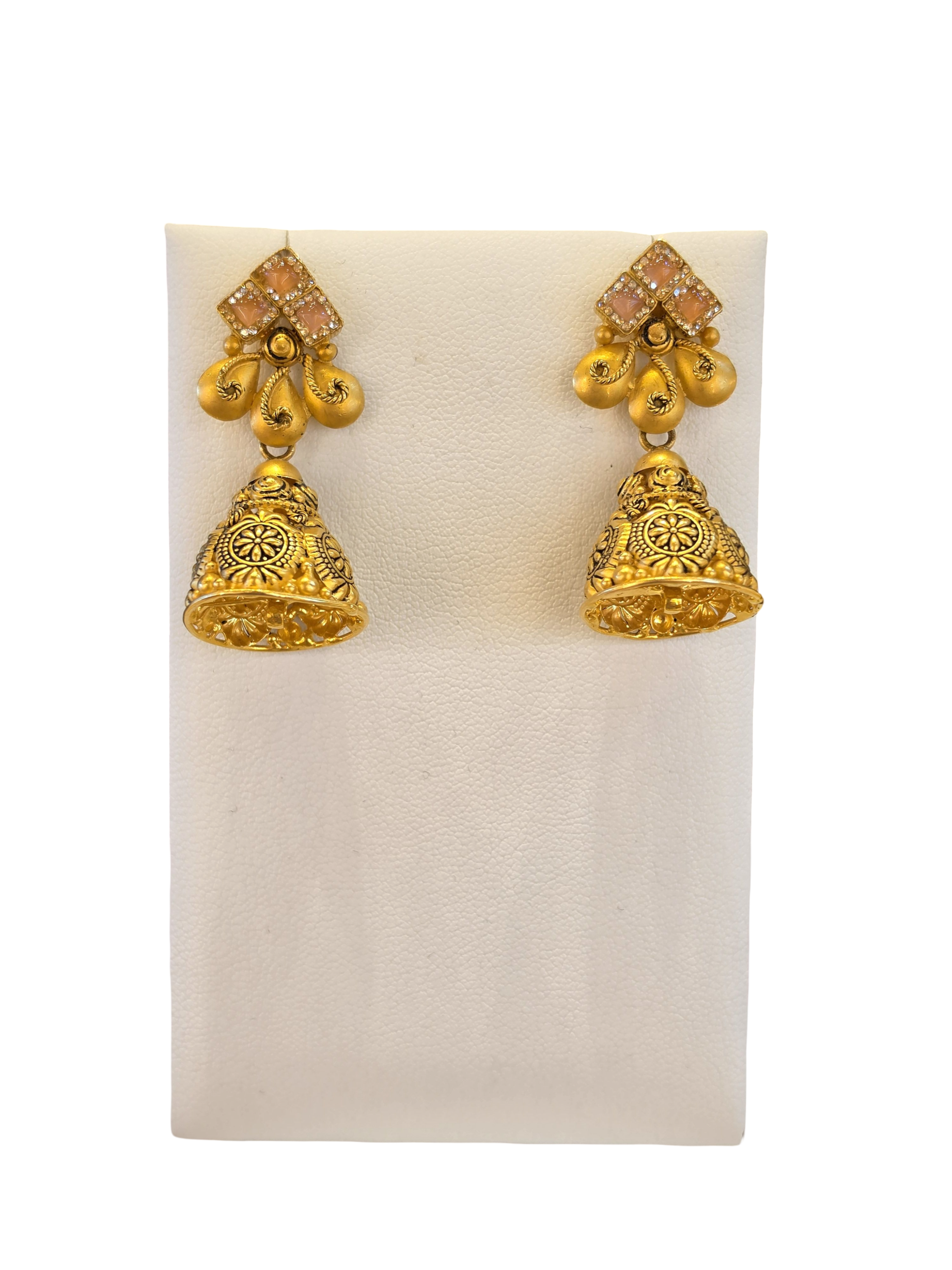 22K Gold Designer Antique Bridal Set