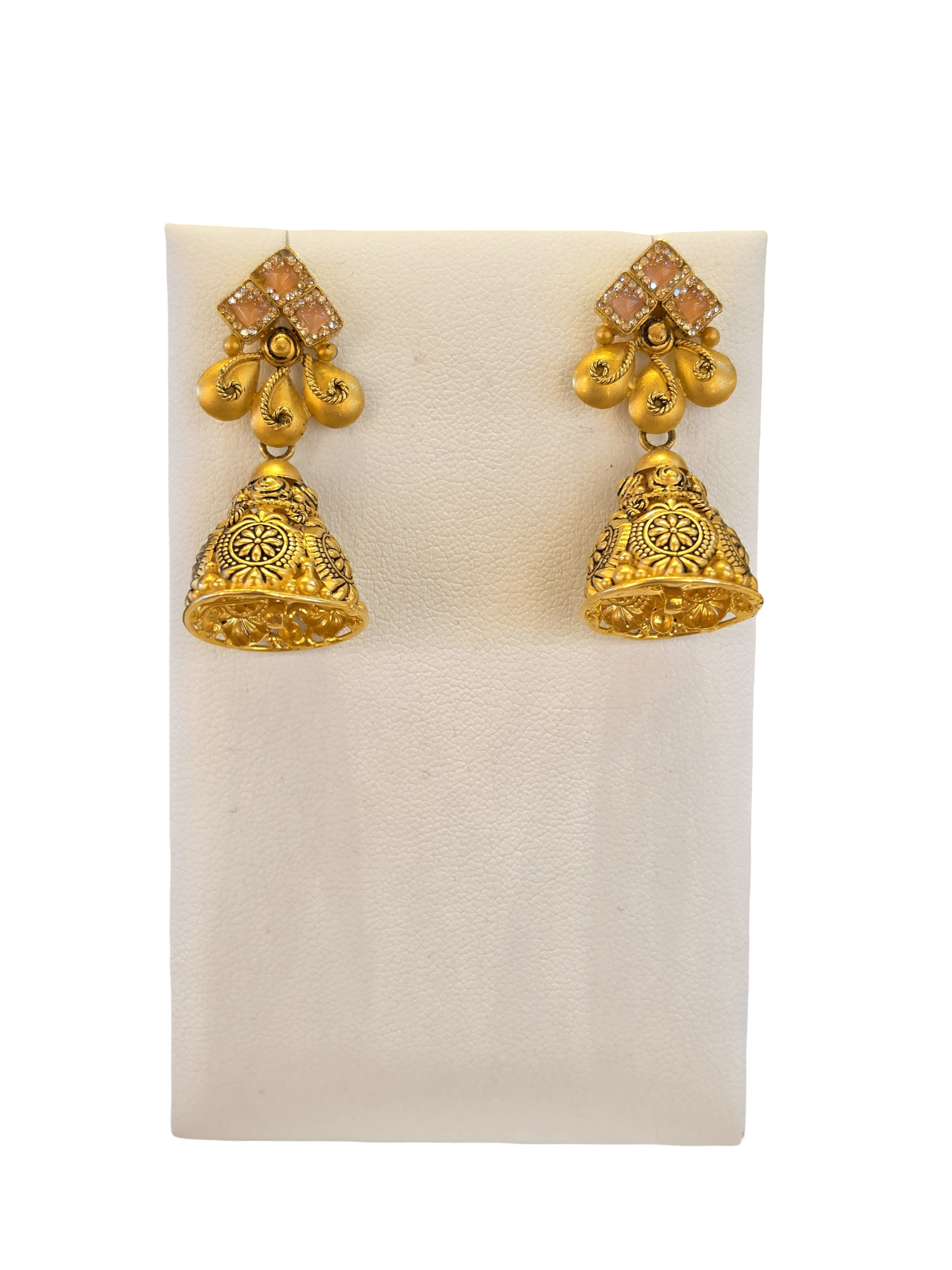 22K Gold Designer Antique Bridal Set