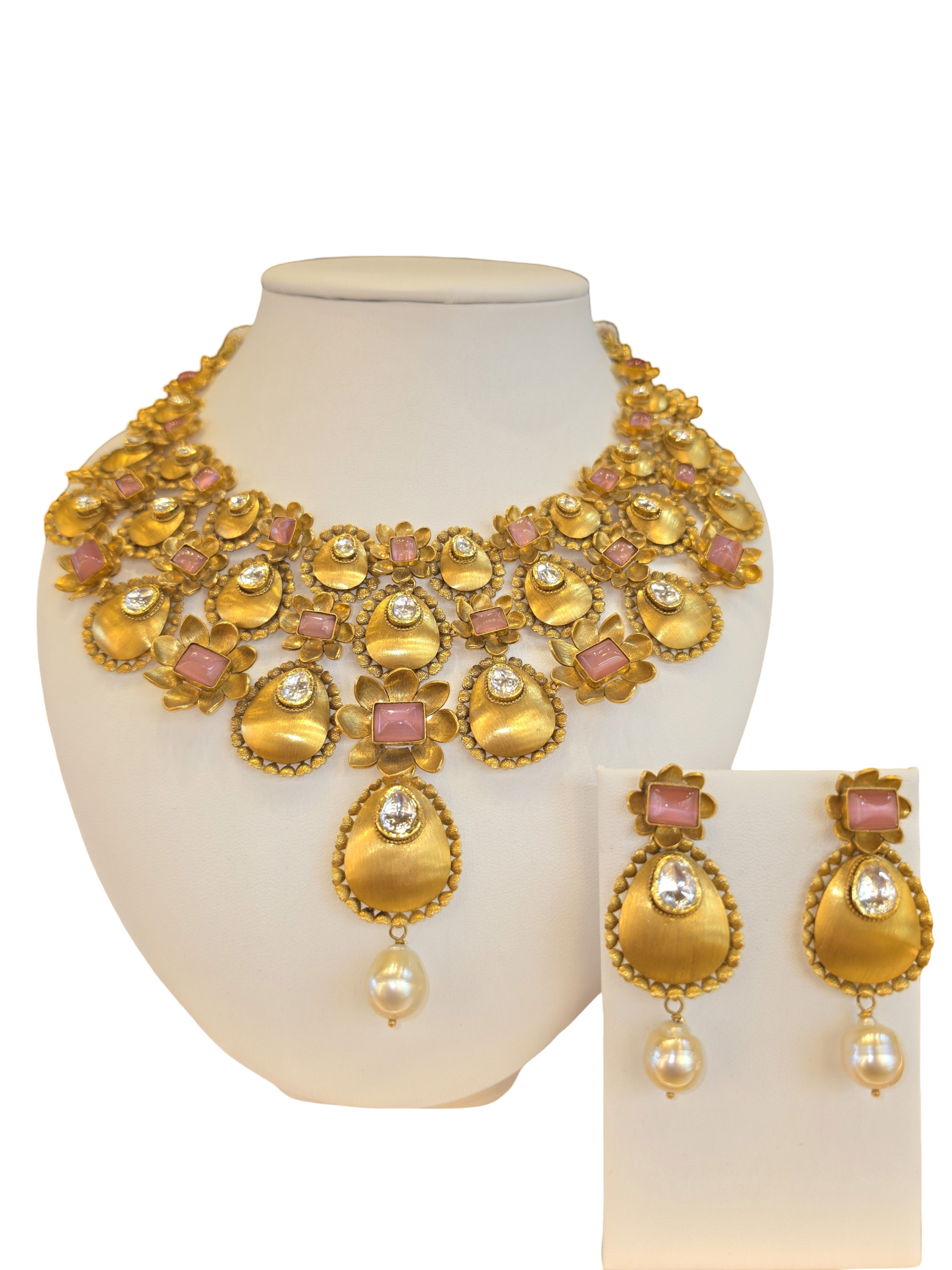 22K Gold Designer Antique Bridal Set