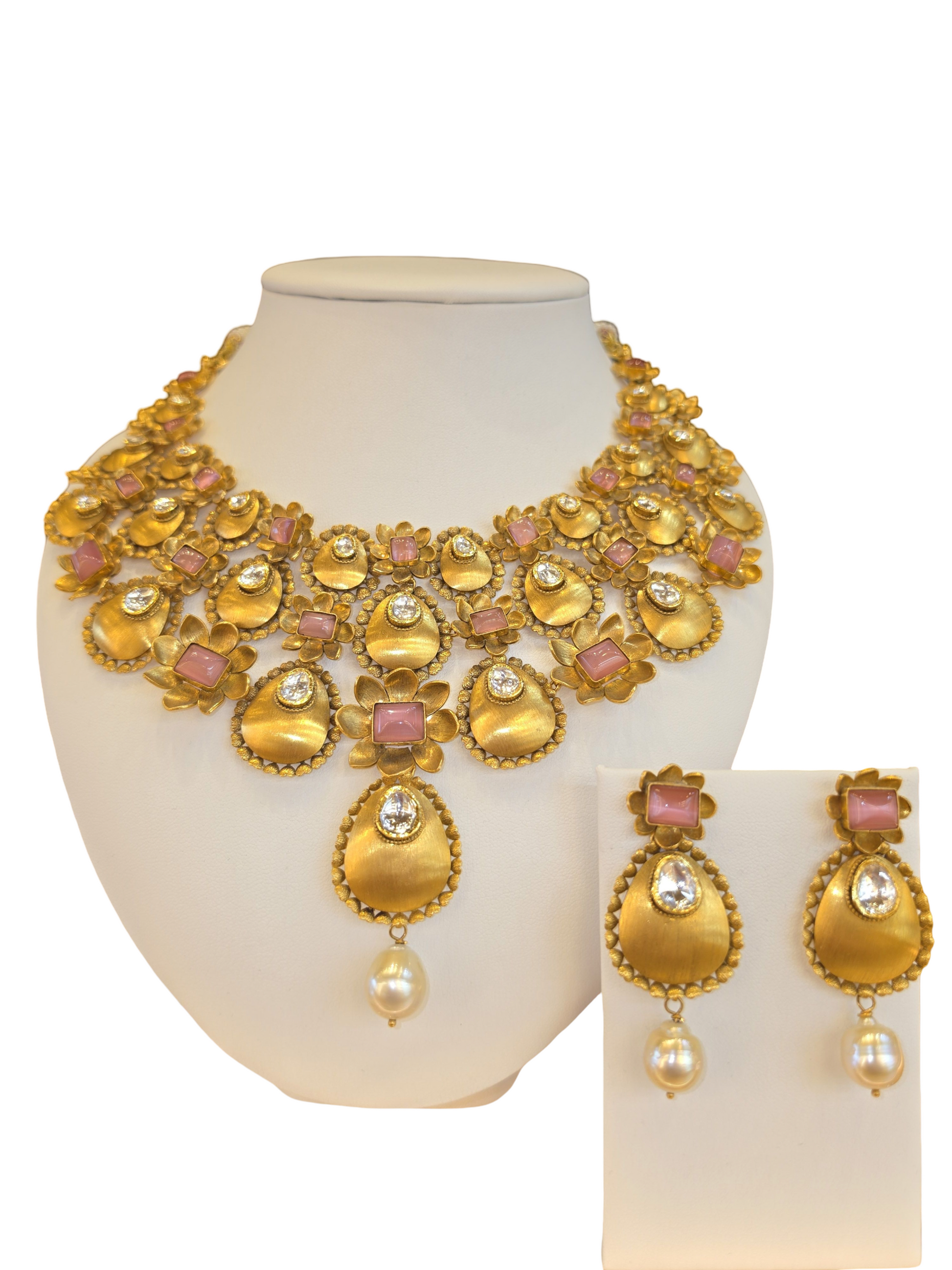 22K Gold Designer Antique Bridal Set