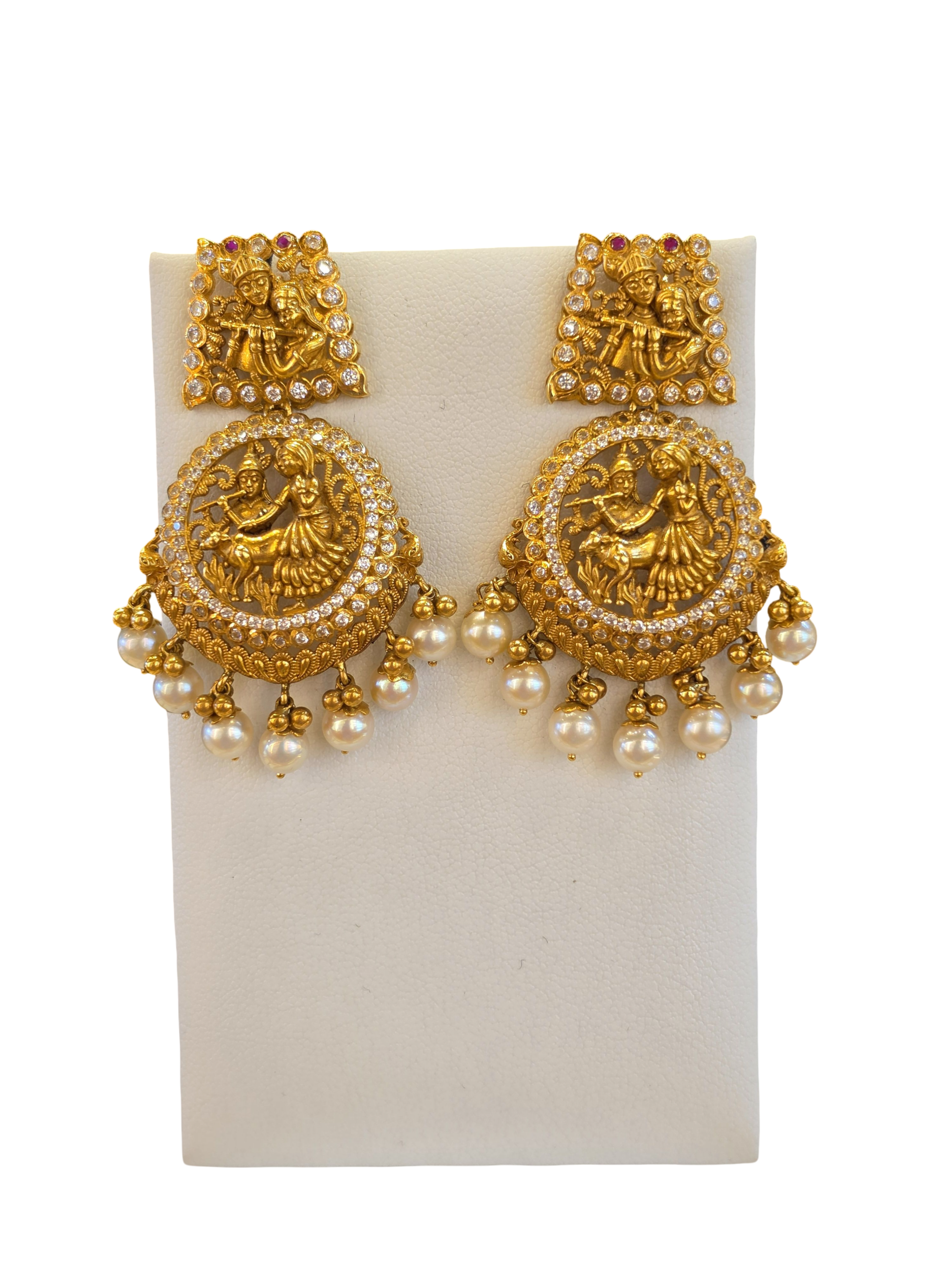 22K Gold Designer Antique Bridal Set
