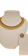 22K Gold Designer Antique Bridal Set