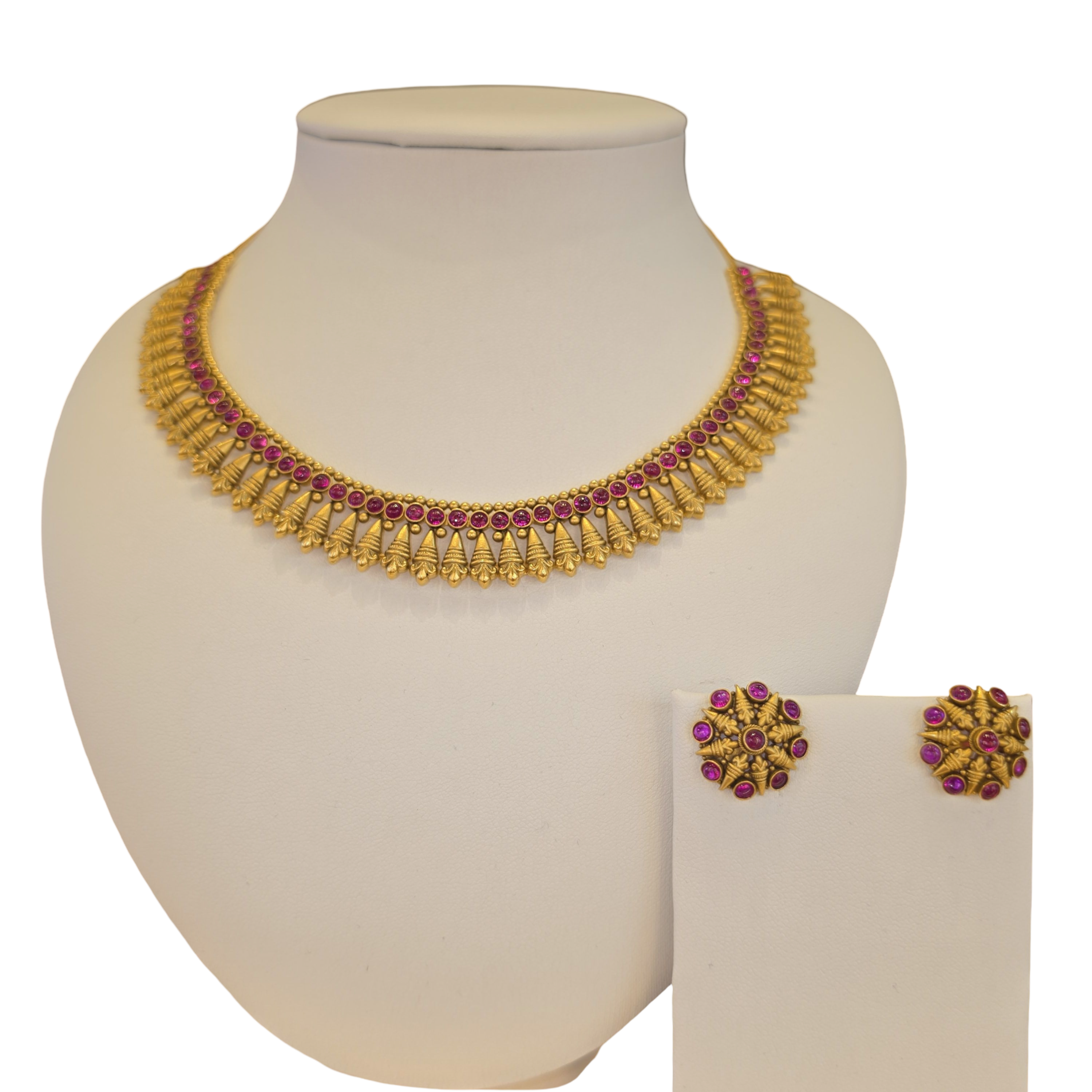 22K Gold Designer Antique Bridal Set
