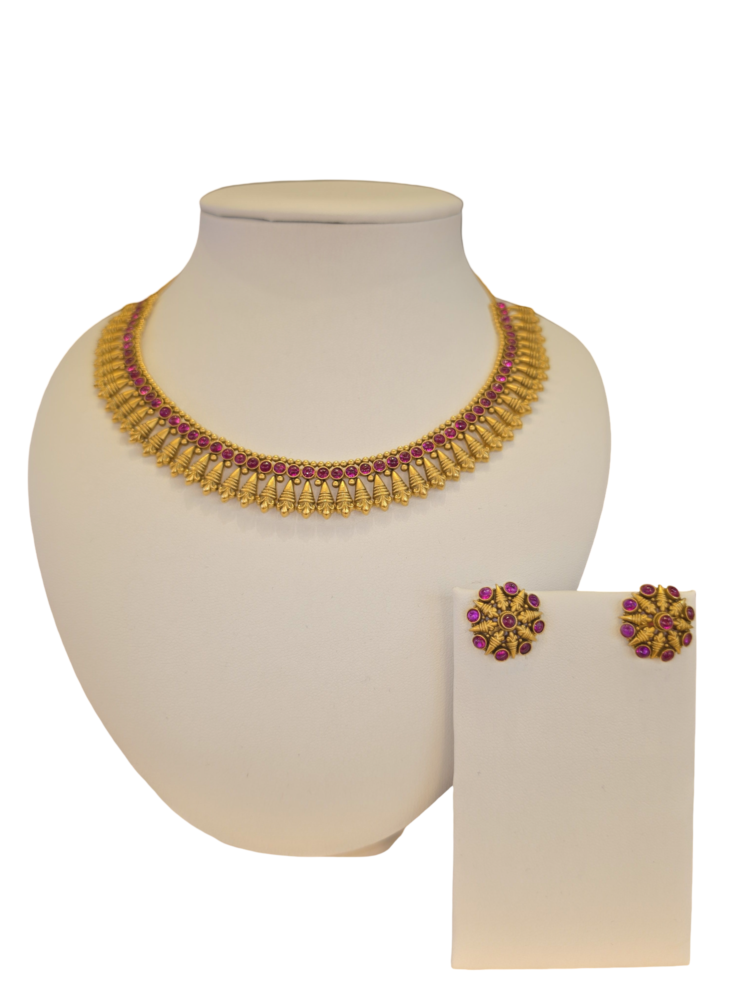 22K Gold Designer Antique Bridal Set