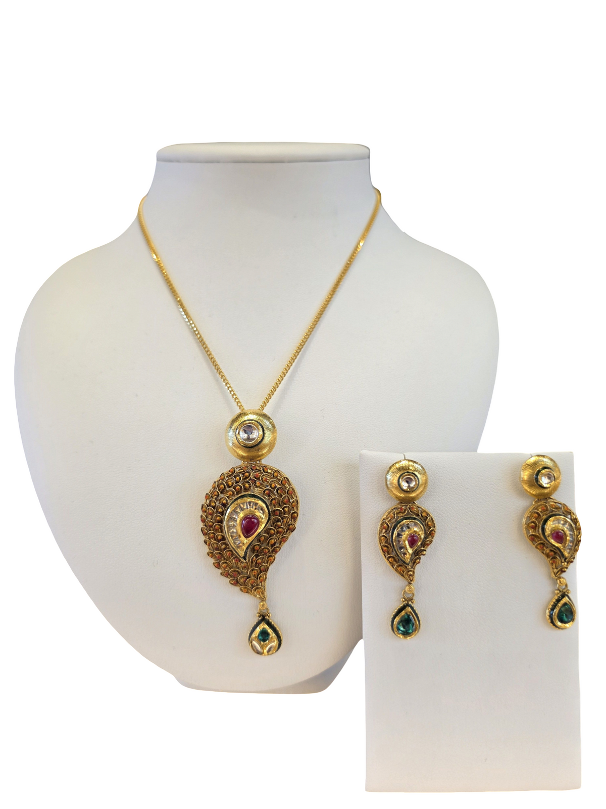 22K Gold Designer Antique Set