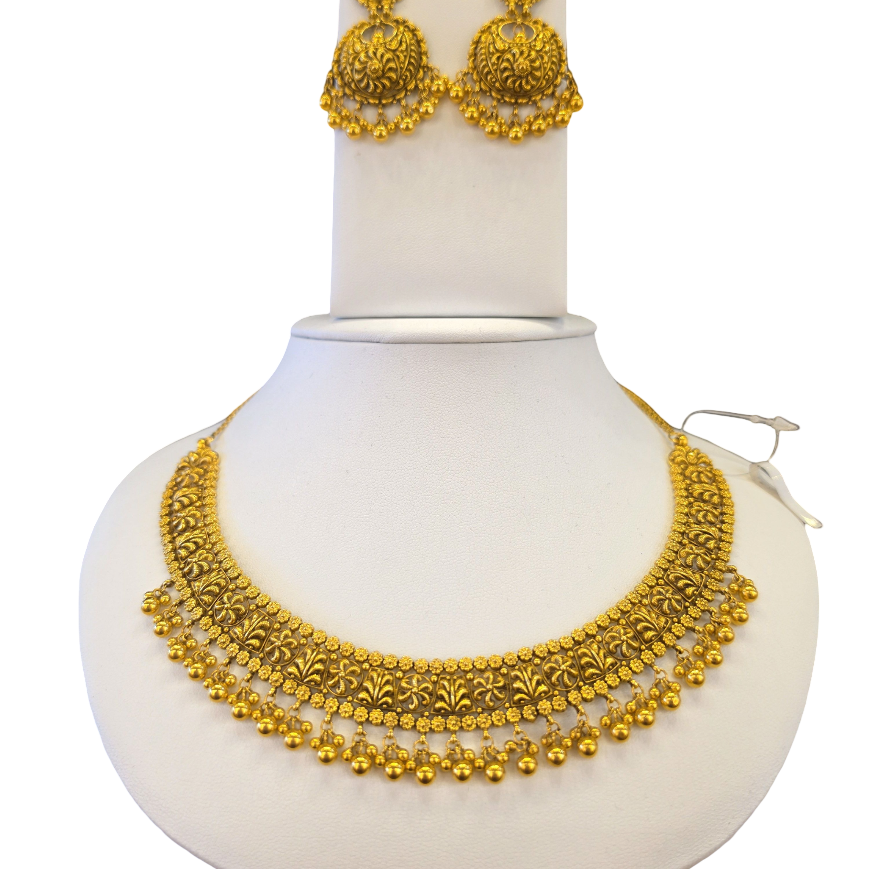 22K Gold Designer Antique Bridal Set
