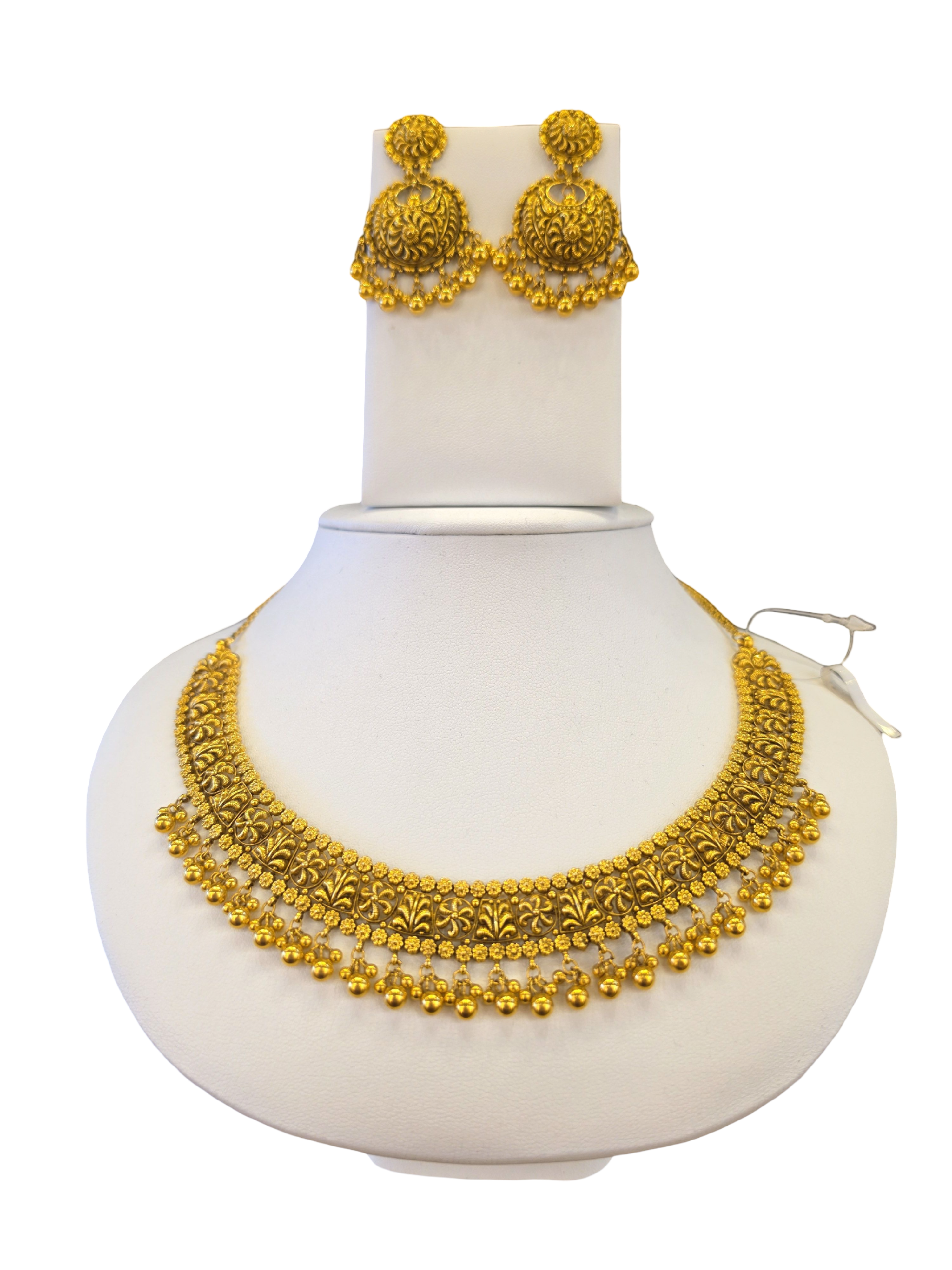 22K Gold Designer Antique Bridal Set
