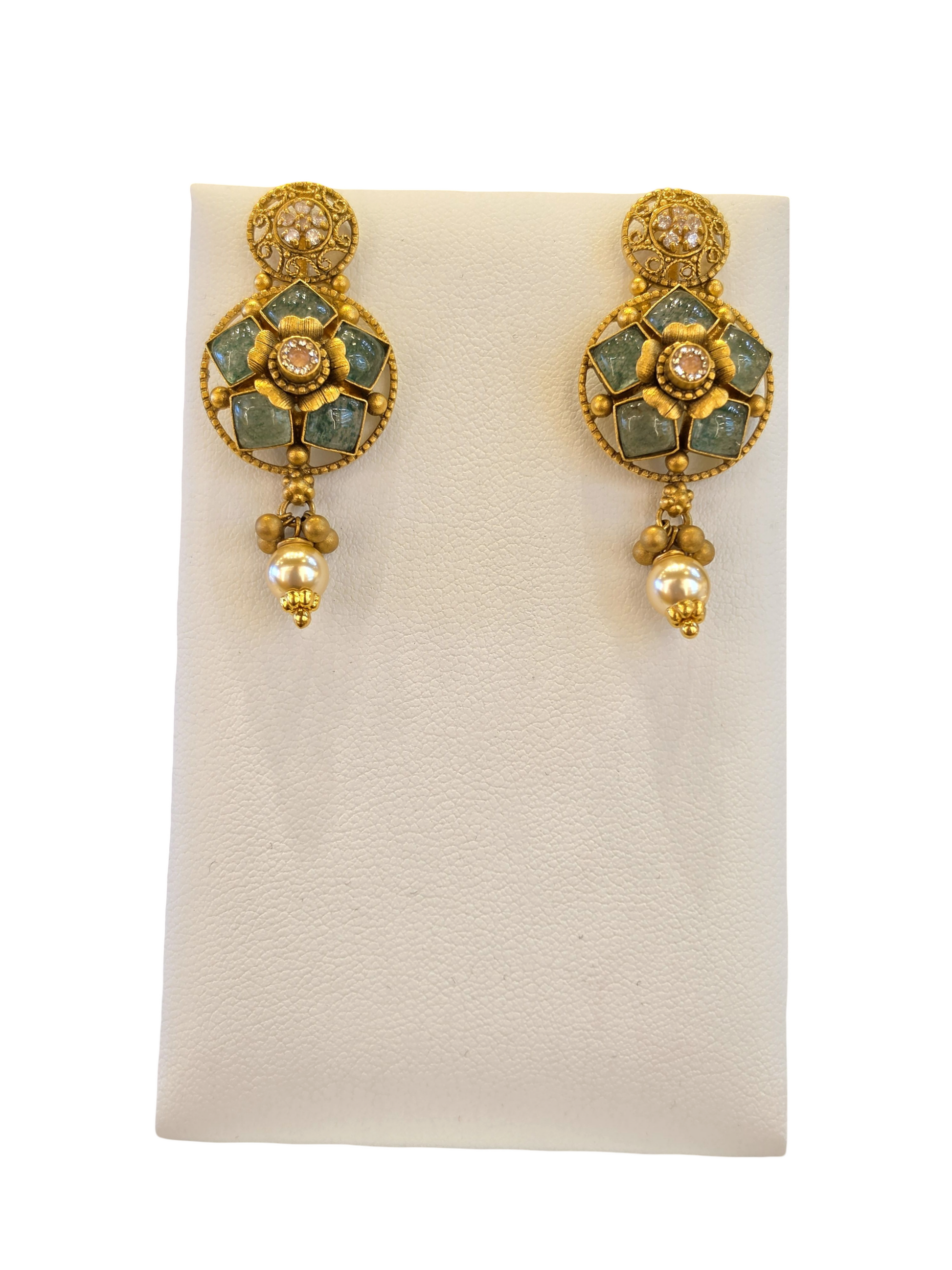 22K Gold Designer Antique Bridal Set