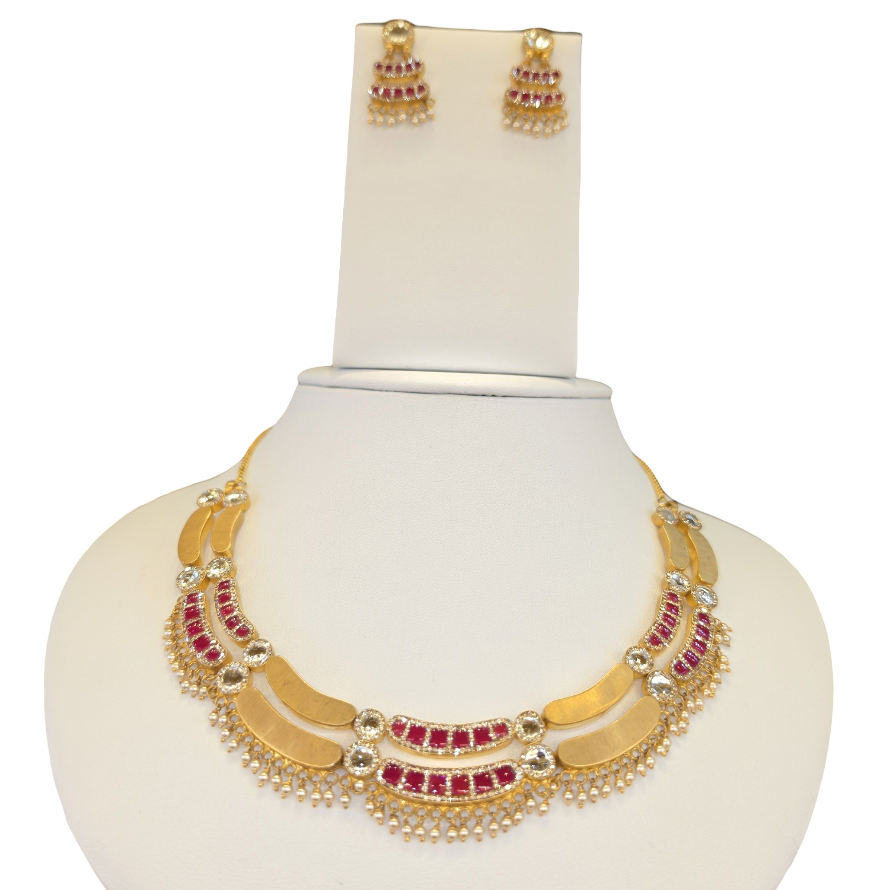22K Gold Designer Antique Bridal Set