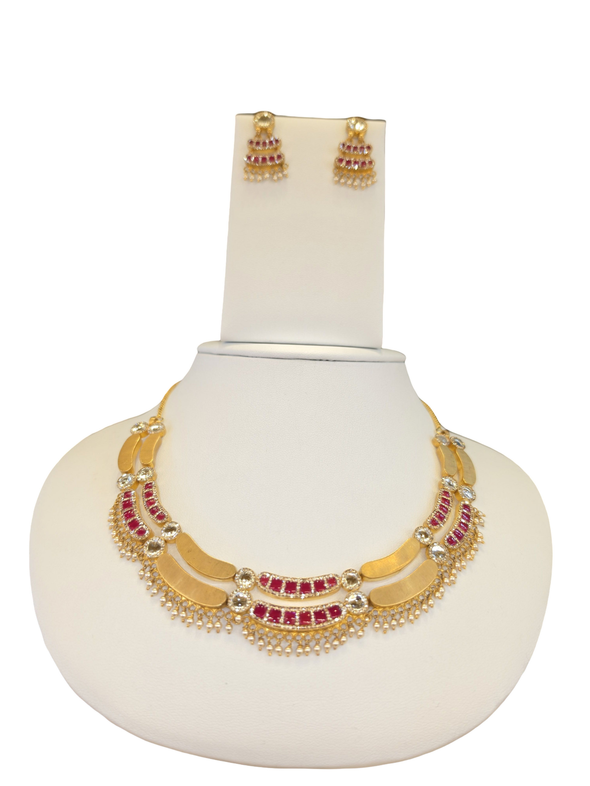 22K Gold Designer Antique Bridal Set
