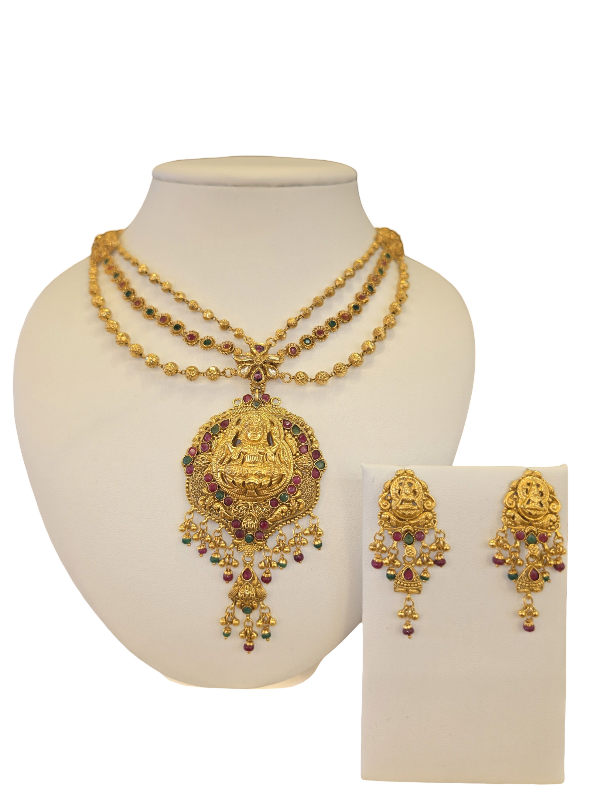 22K Gold Designer Antique Bridal Set