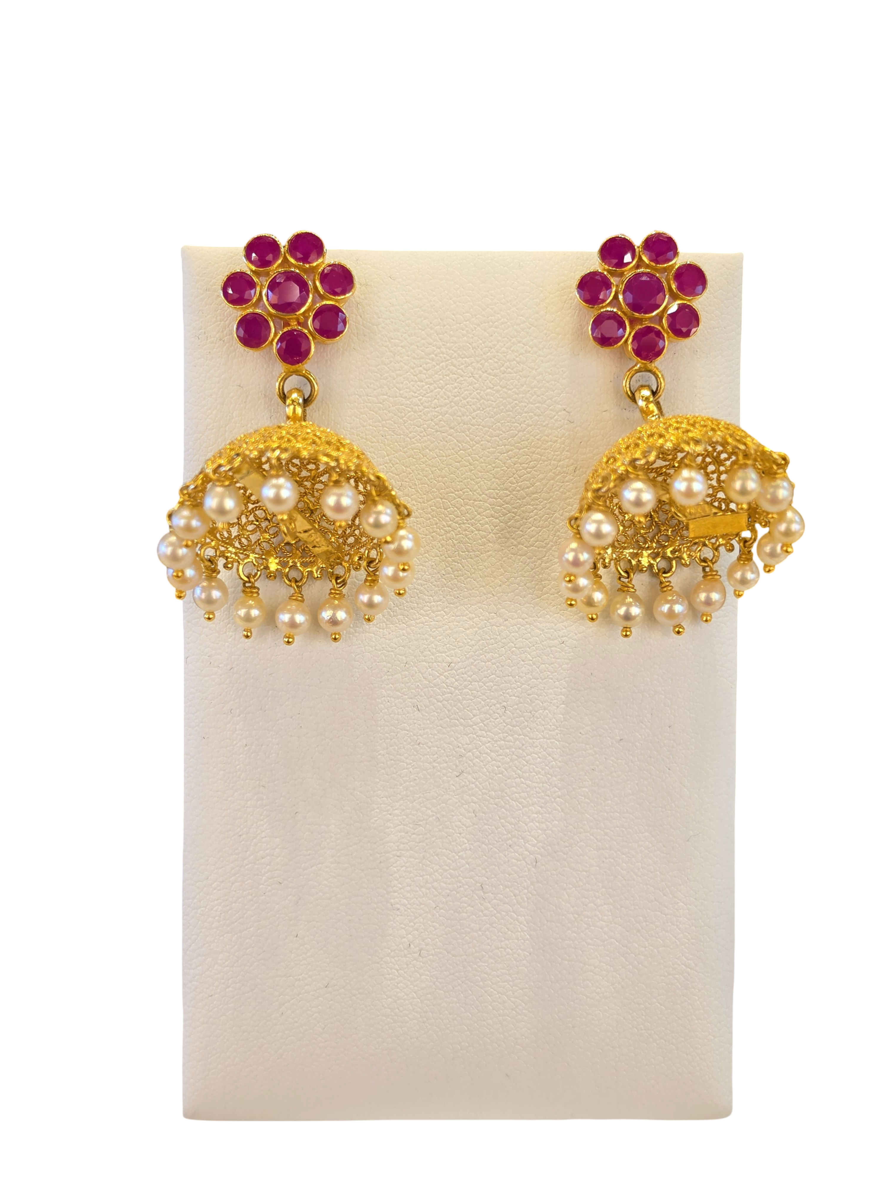 22K Gold Designer Antique Bridal Set