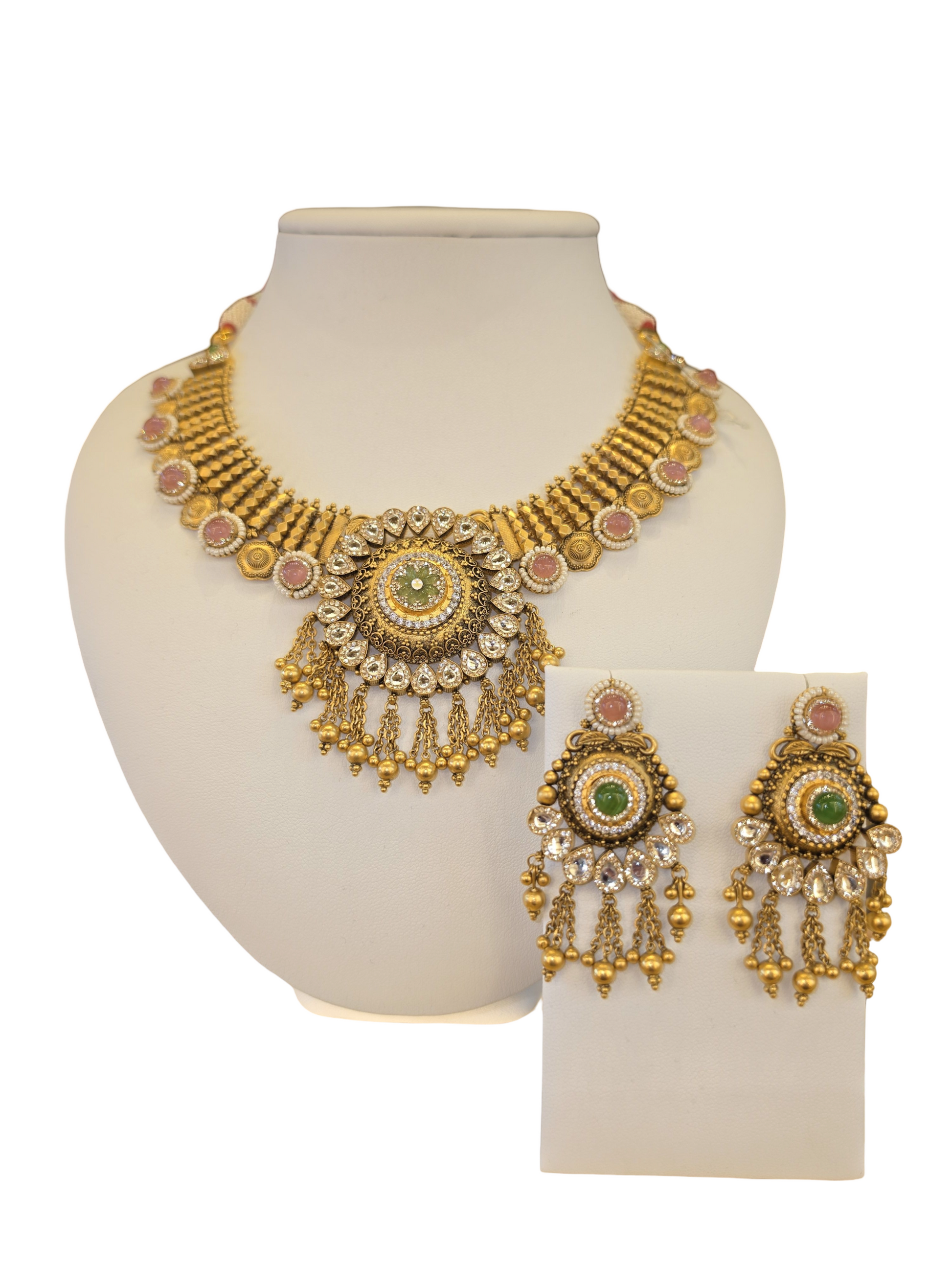 22K Gold Designer Antique Bridal Set