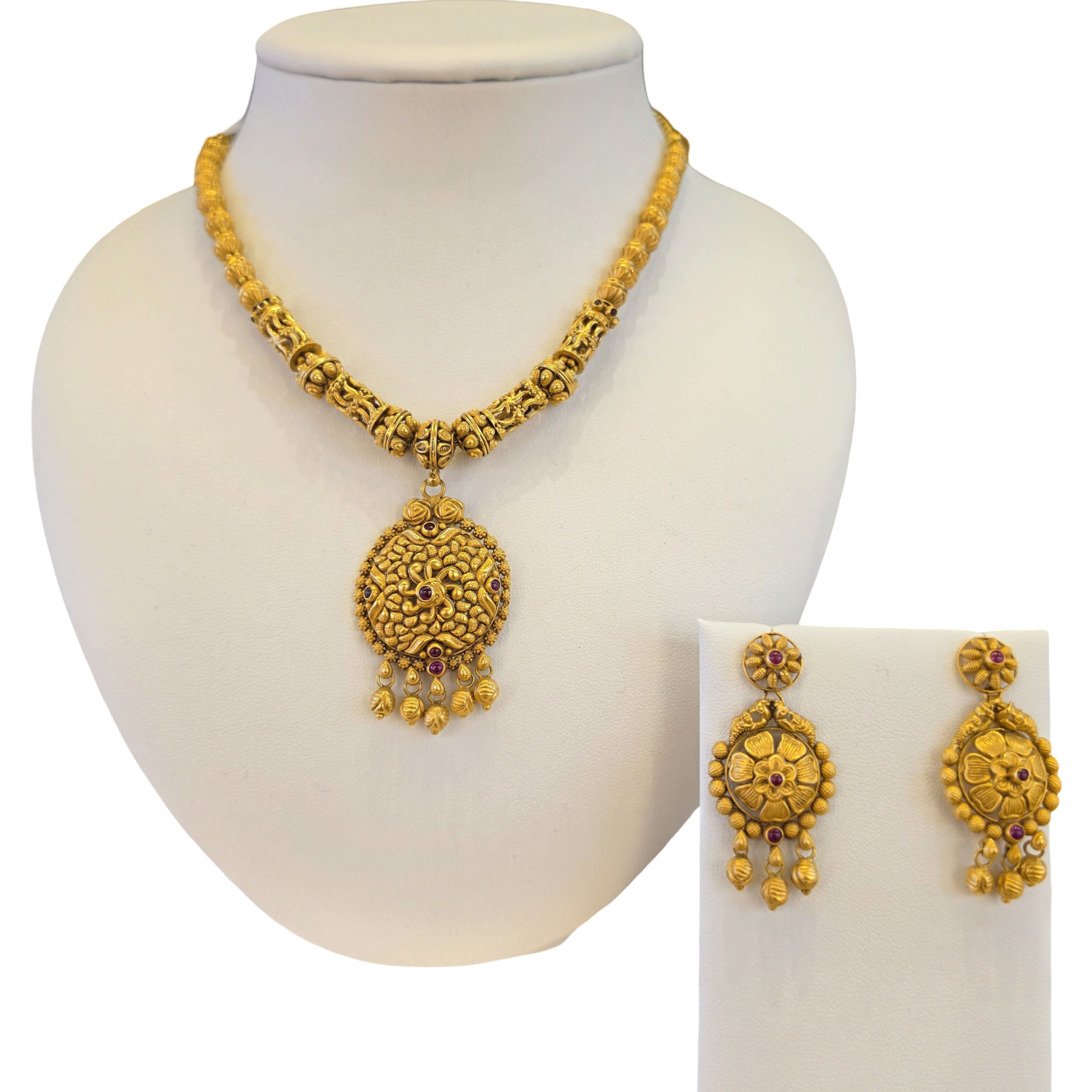 22K Gold Antique Designer Bridal Set