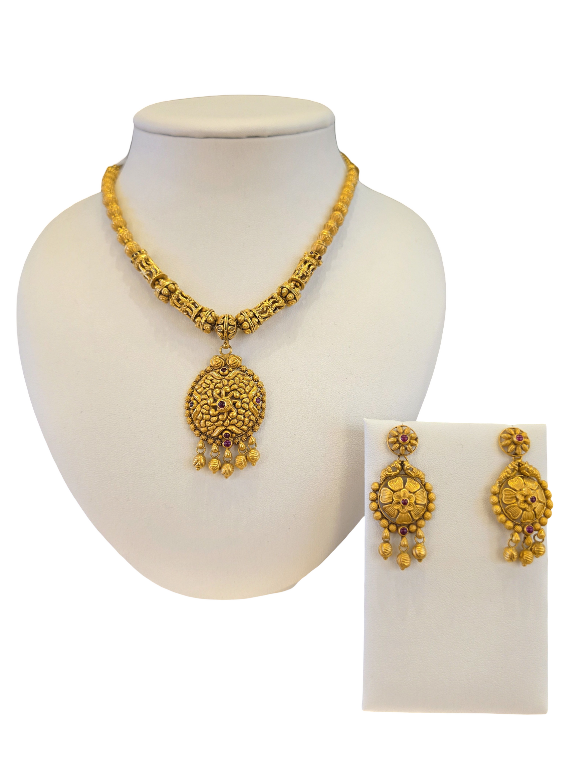 22K Gold Antique Designer Bridal Set