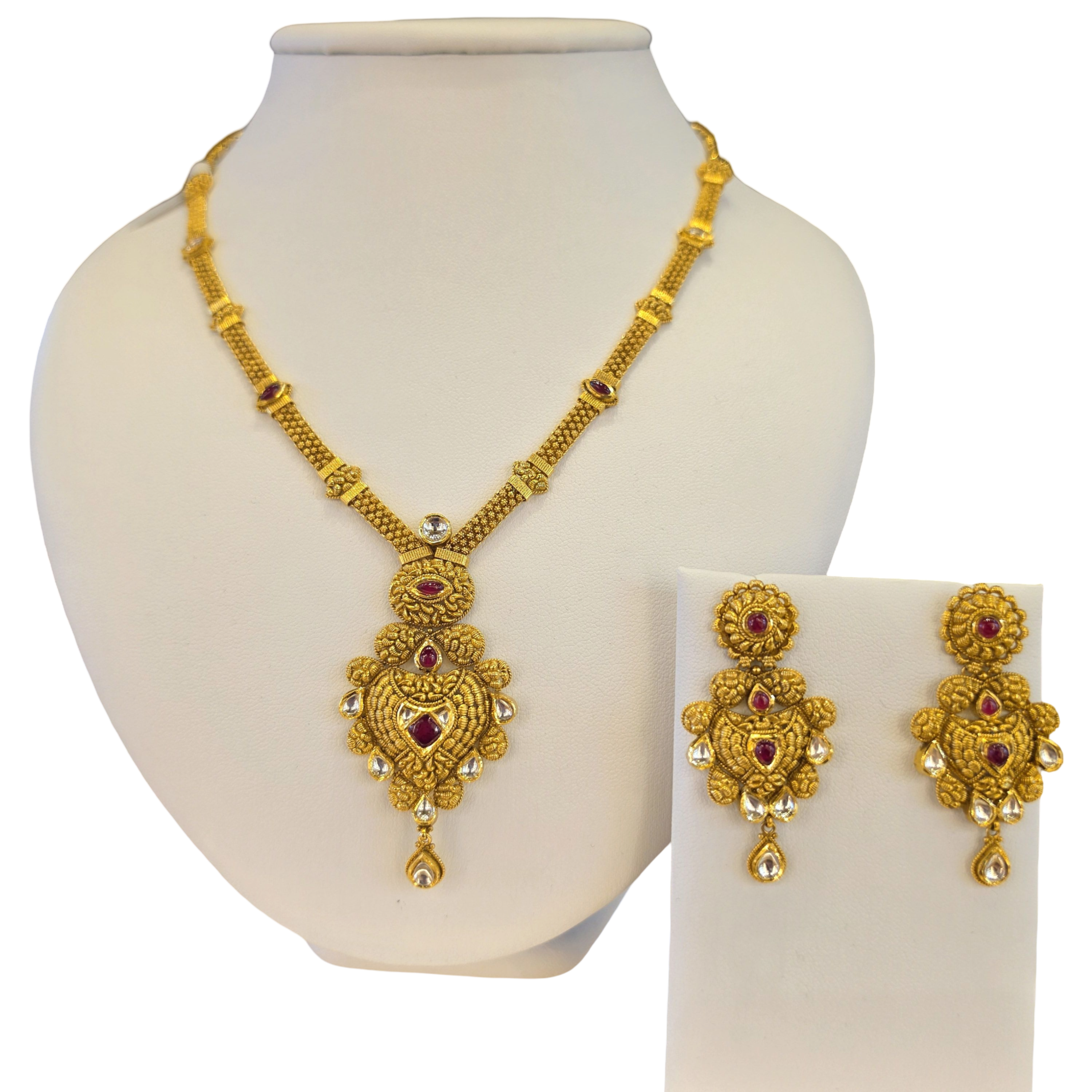 22K Gold Antique Designer Bridal Set