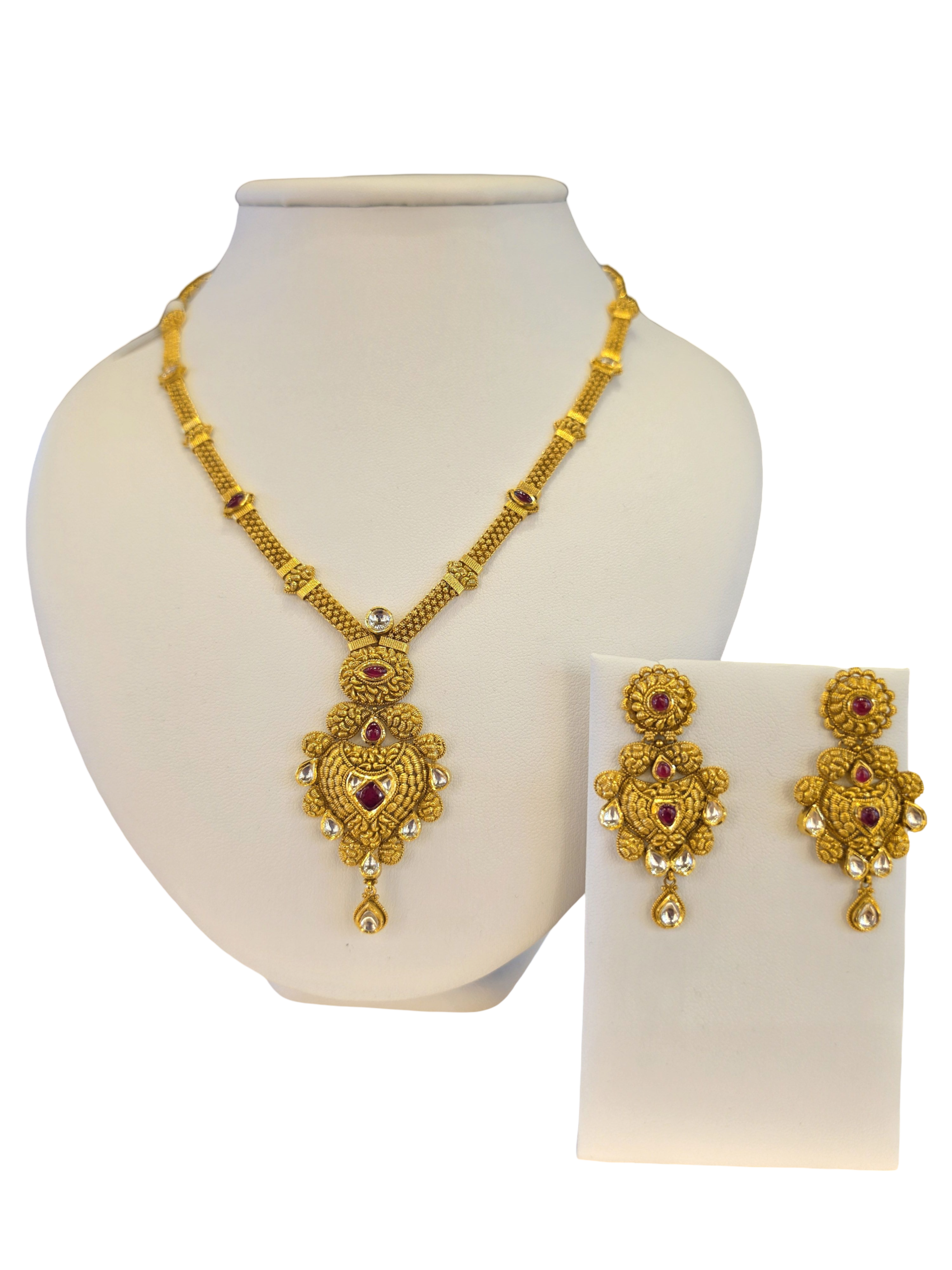 22K Gold Antique Designer Bridal Set
